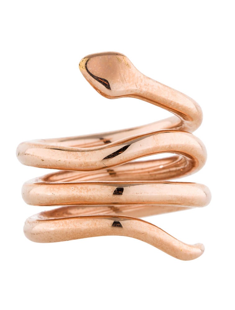 Chloé Stacy Snake Ring - Metallic - CHL23187 | The RealReal
