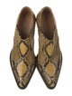 Chloé Leather Animal Print Western Boots