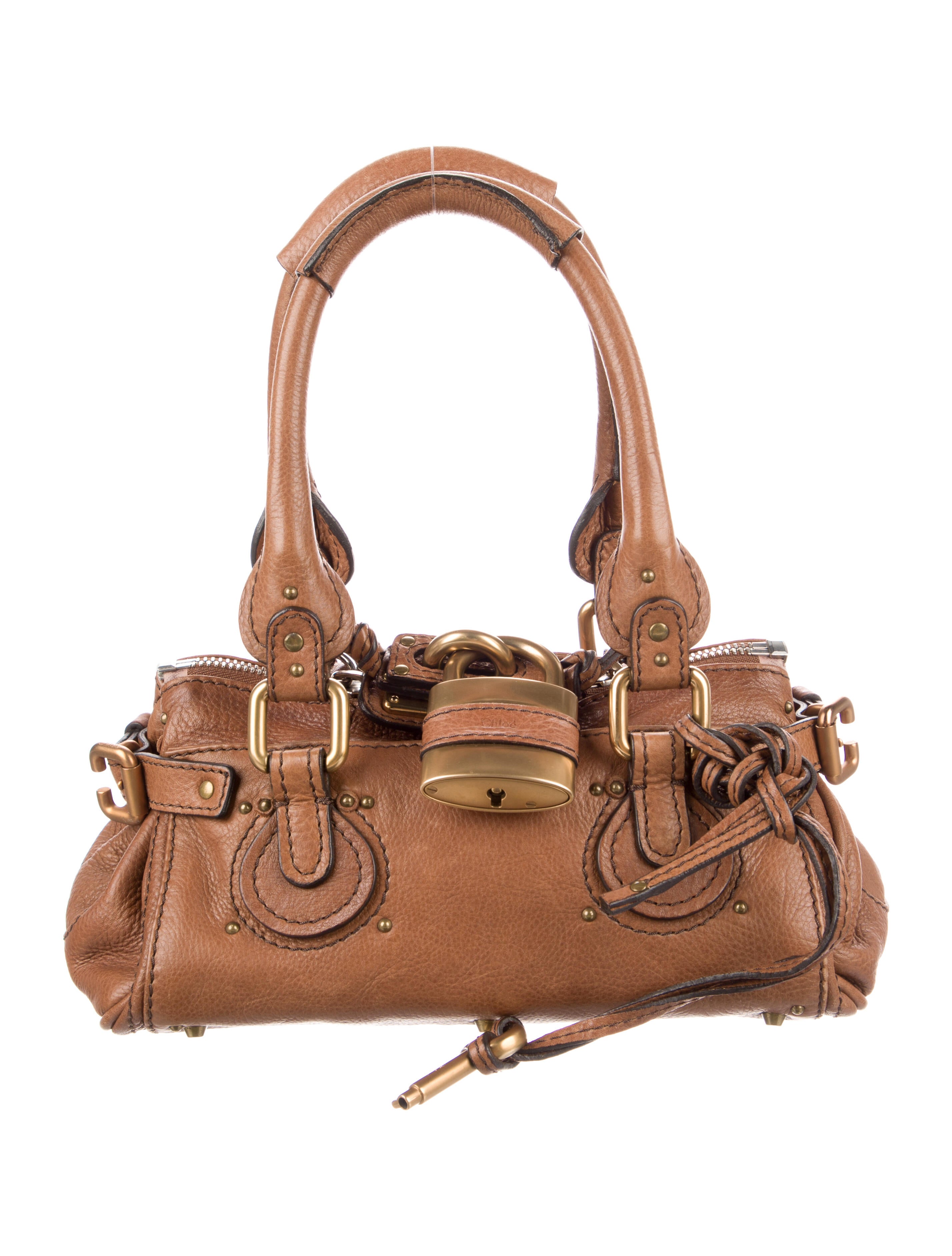 Vintage Chloé mini Paddington Bags Brown Chloé Mini Paddington Bag - Brown Handle Bags, Handbags
