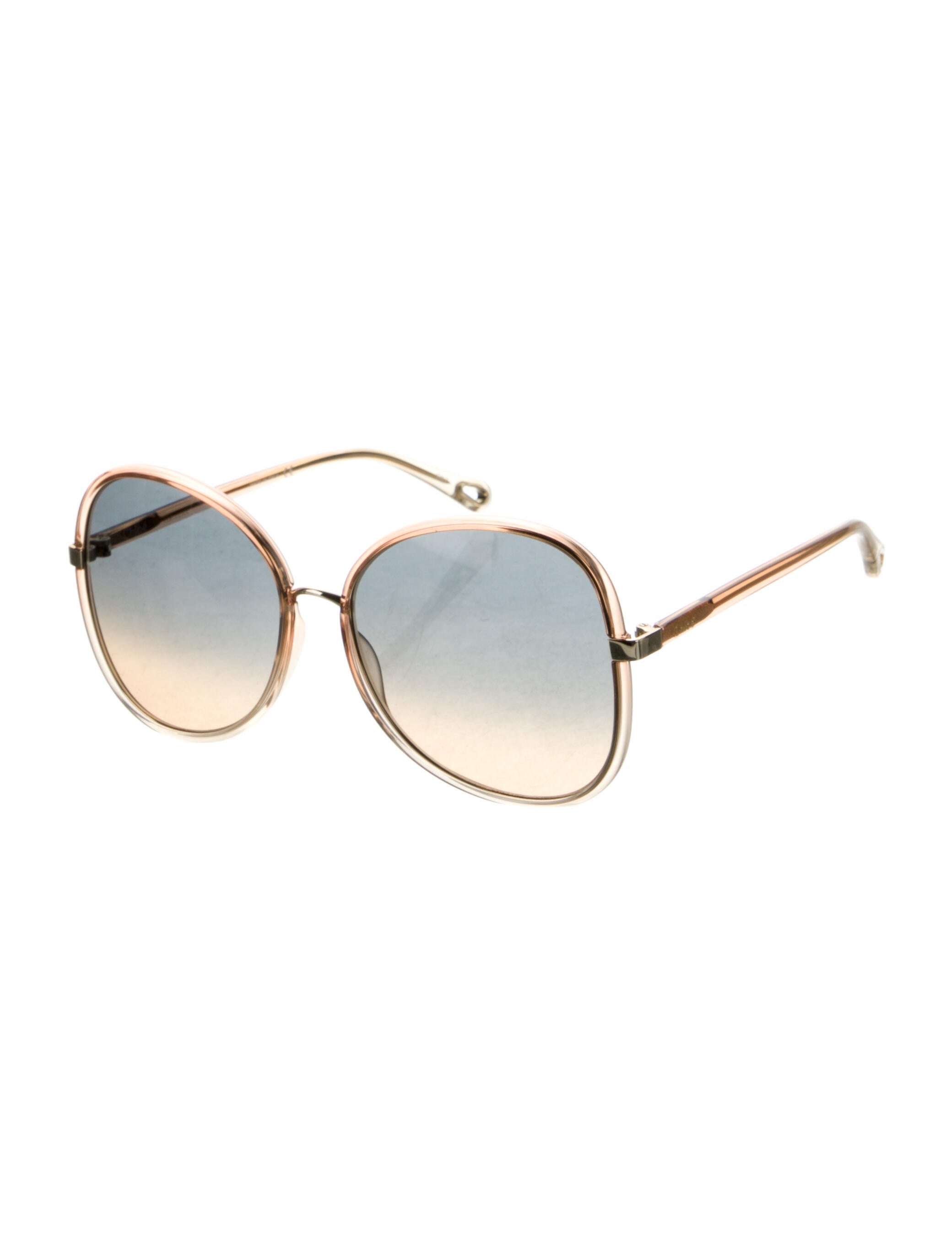 Gucci Square Gradient Sunglasses Brown Sunglasses, Accessories