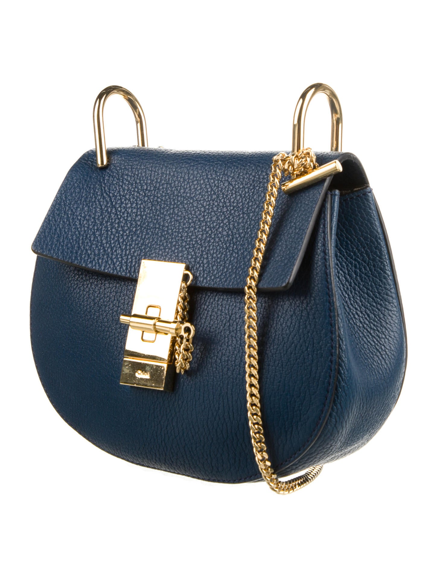 Chloé Drew Crossbody Bag Blue Crossbody Bags, Handbags CHL233959 The RealReal