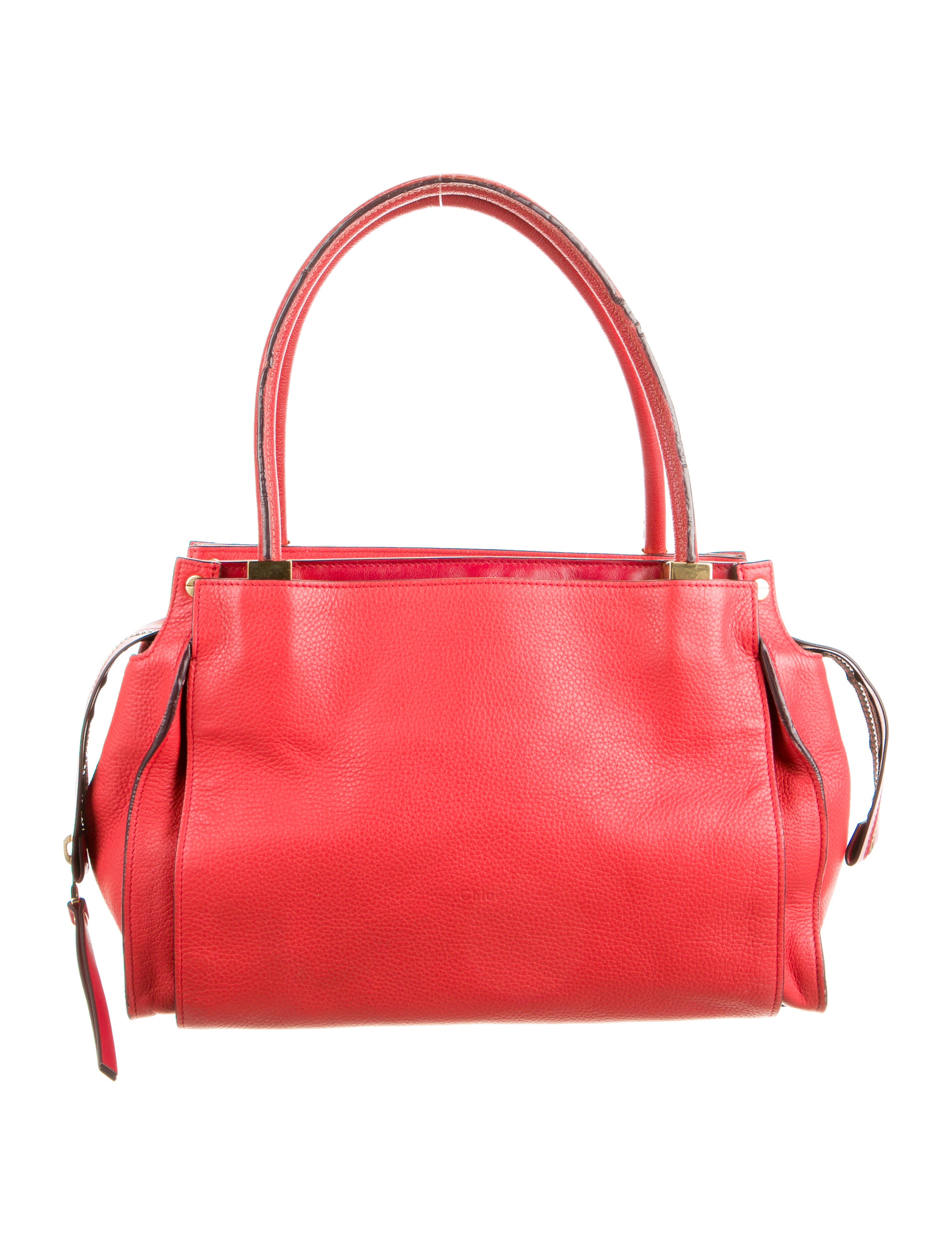 Kate Spade New York Leather Shoulder Bag Orange Shoulder Bags