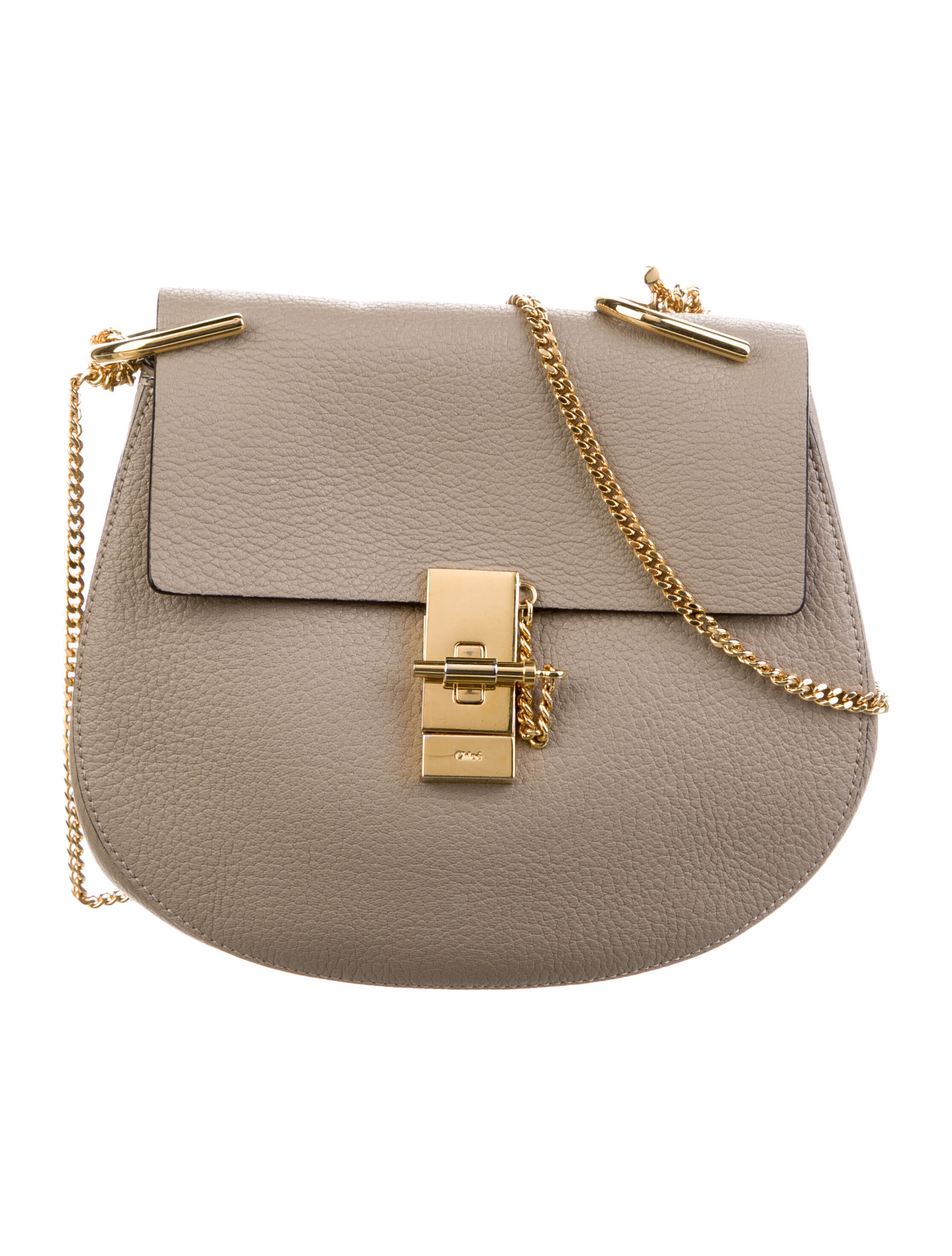 Chloé Medium Marcie Saddle Bag Neutrals Crossbody Bags, Handbags