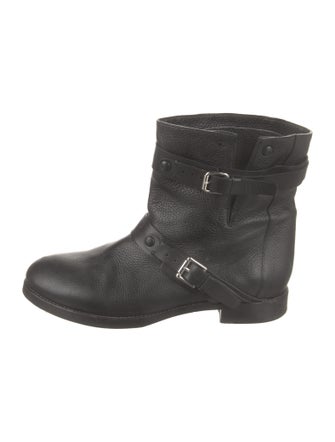 Chloé Leather Moto Boots