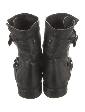 Chloé Leather Moto Boots