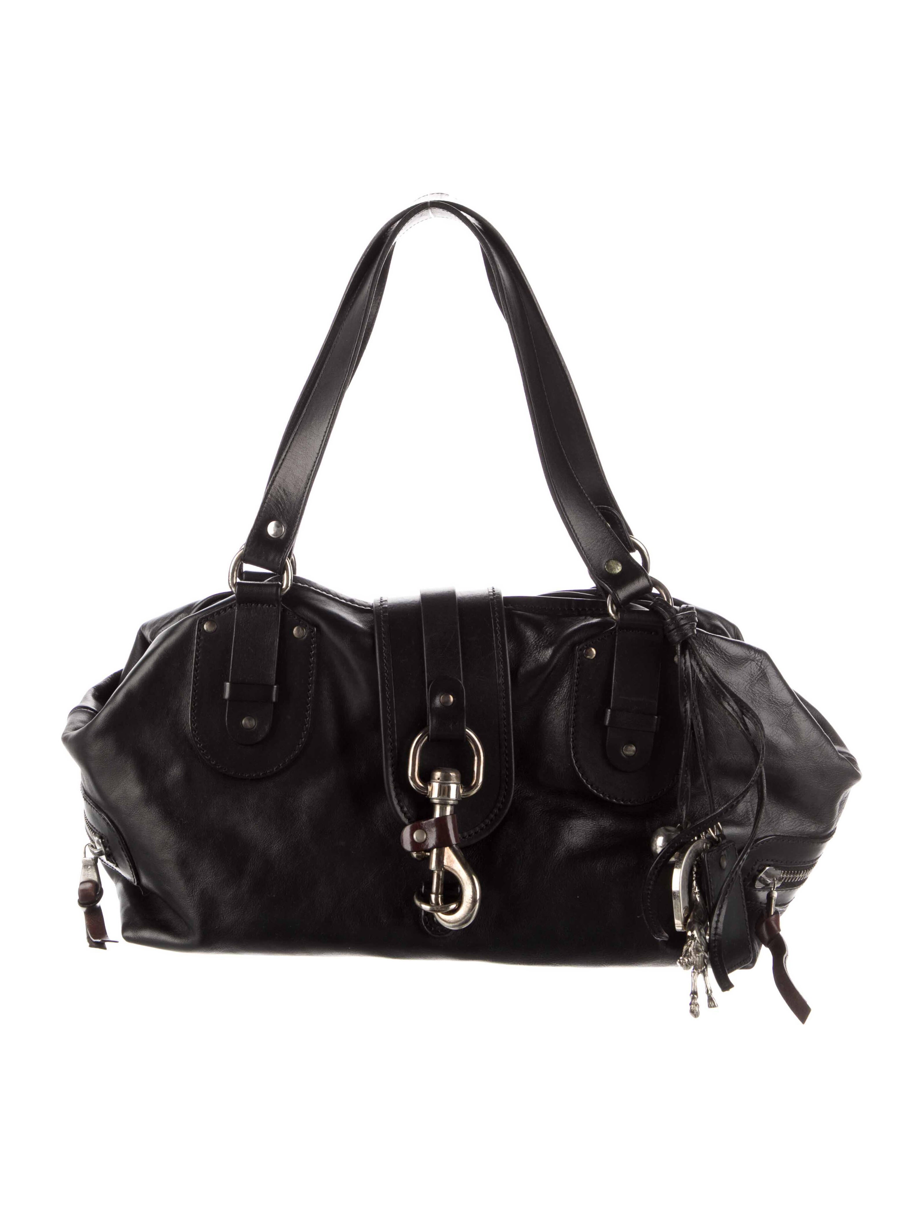 Chloé Leather Kerala Shoulder Bag - Black Shoulder Bags