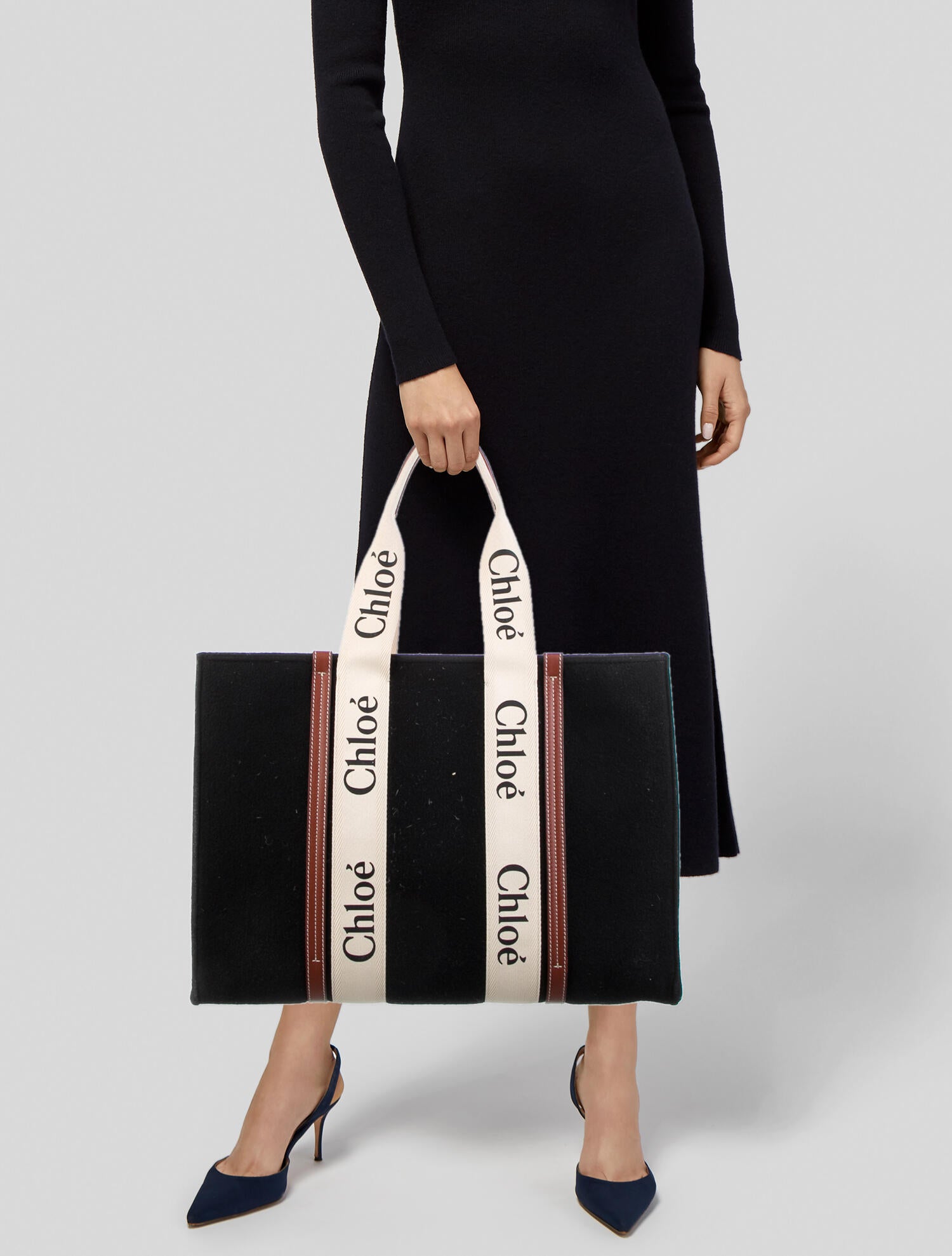 Chloe Woody Tote Bag
