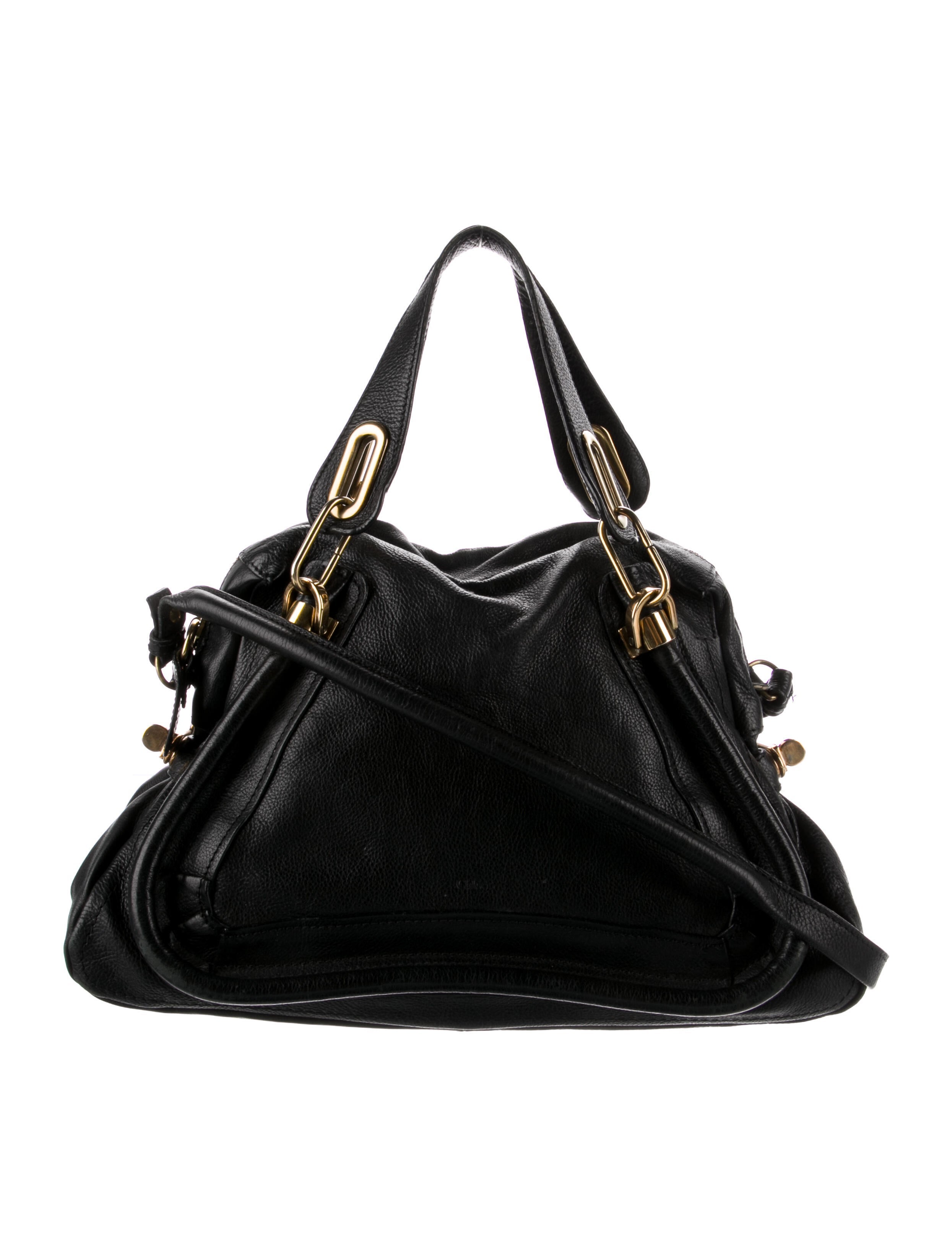 Chloé Leather Paraty Handle Bag