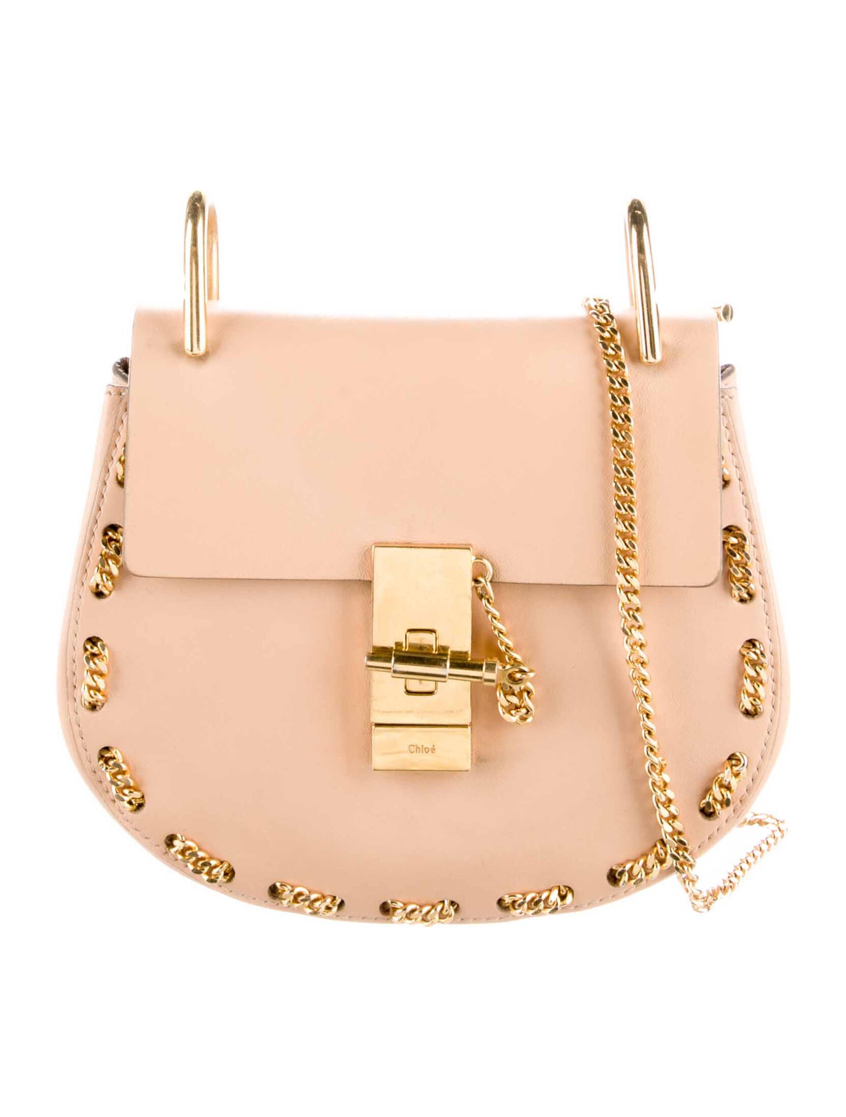 Chloé Drew Crossbody Bag Pink Crossbody Bags, Handbags CHL245940