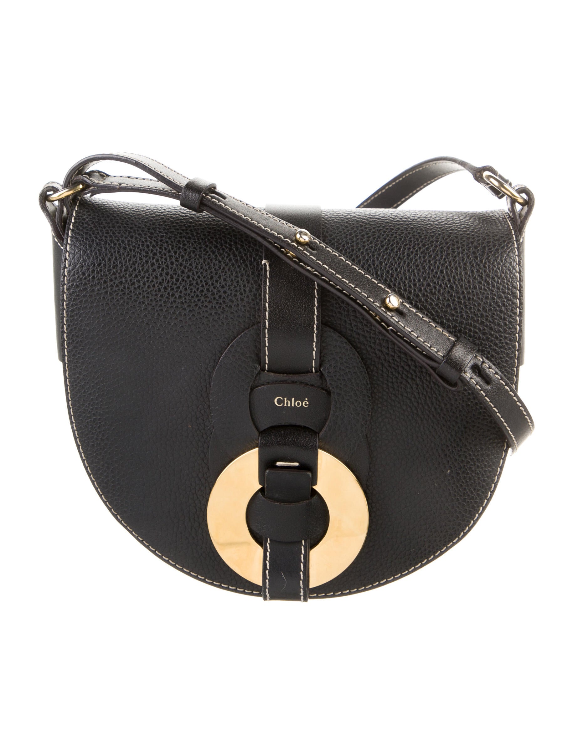 Chloé Mini Drew Crossbody Bag Black Crossbody Bags, Handbags