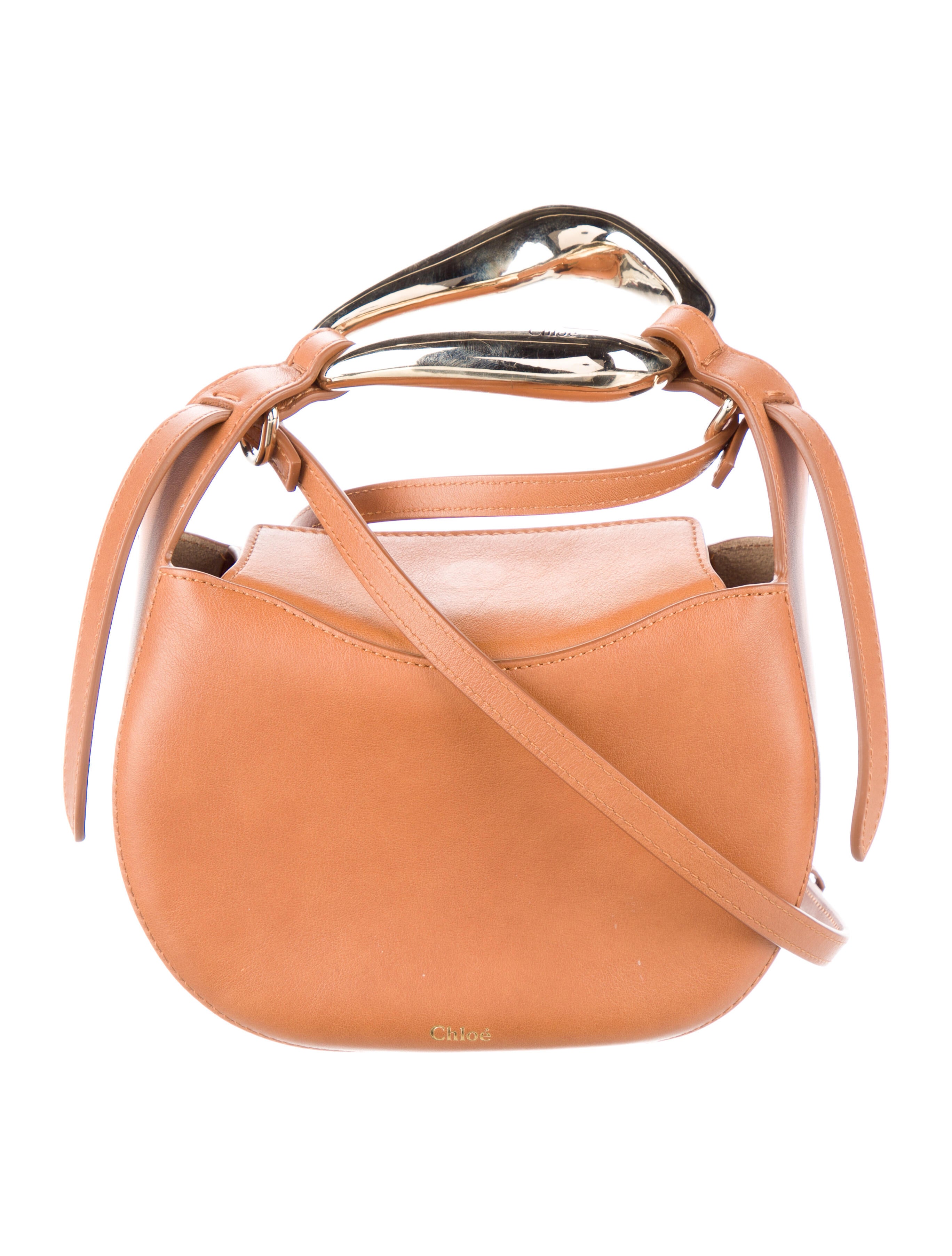 Chloé Leather Crossbody Bag Brown Crossbody Bags, Handbags