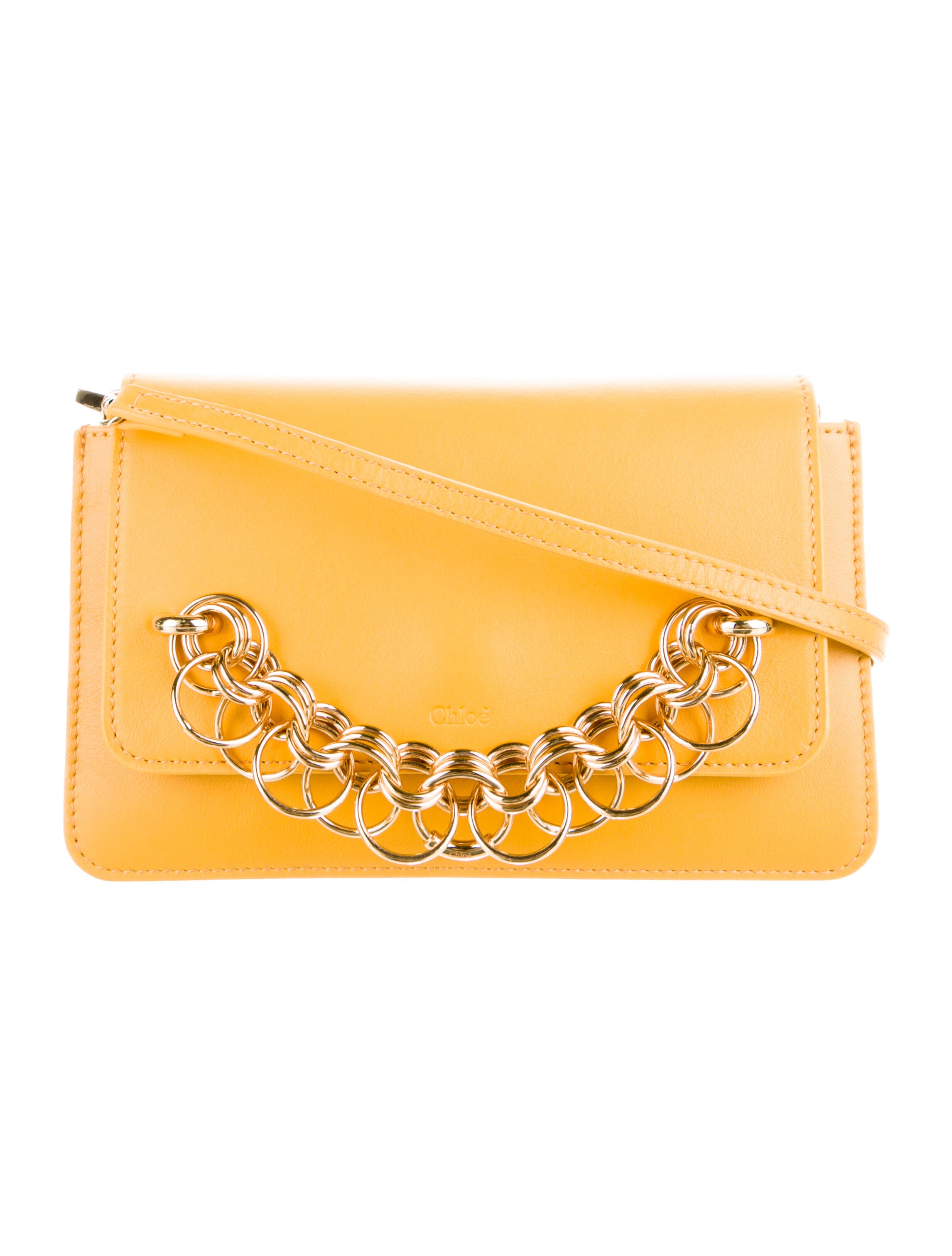 Chloé Drew Bijou Crossbody Bag Yellow Crossbody Bags, Handbags
