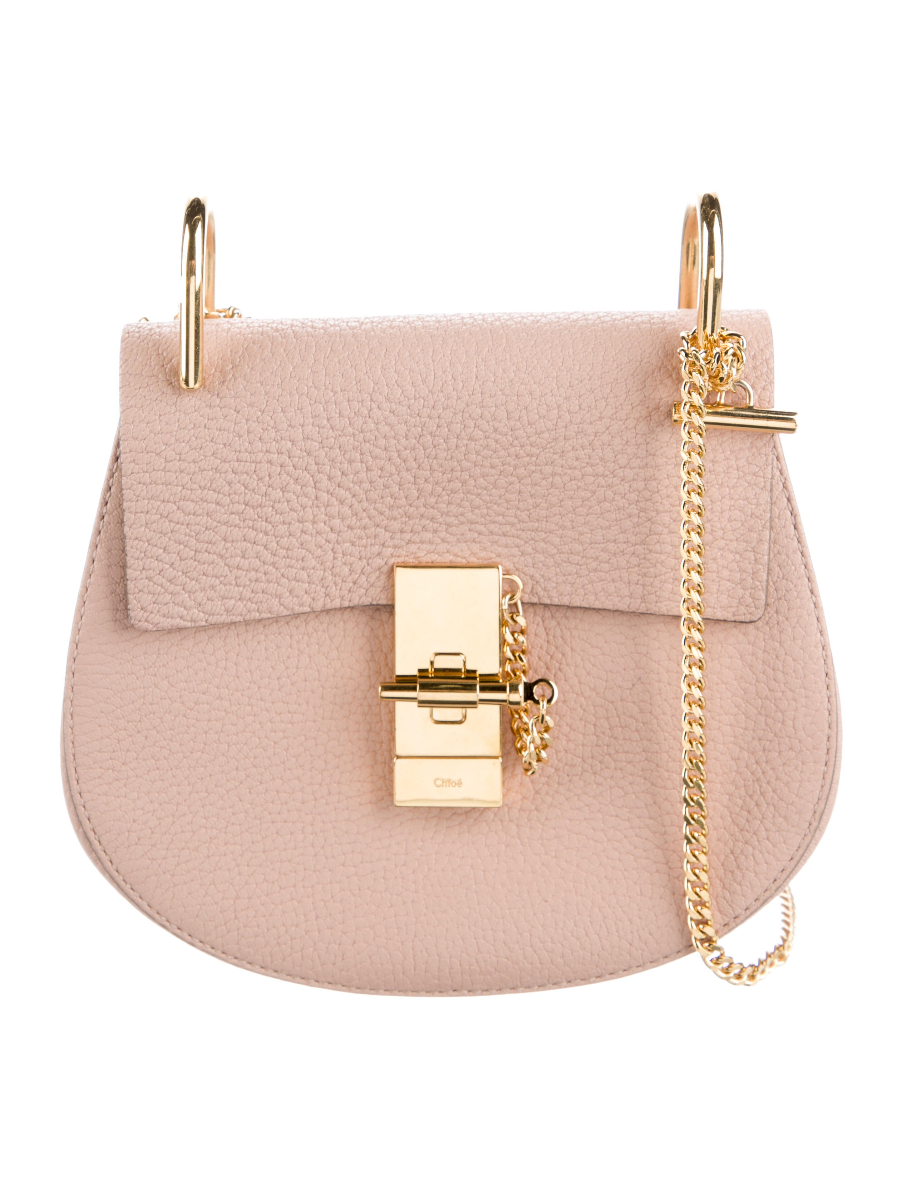 Chloé Studded Leather Crossbody Bag Neutrals Crossbody Bags, Handbags