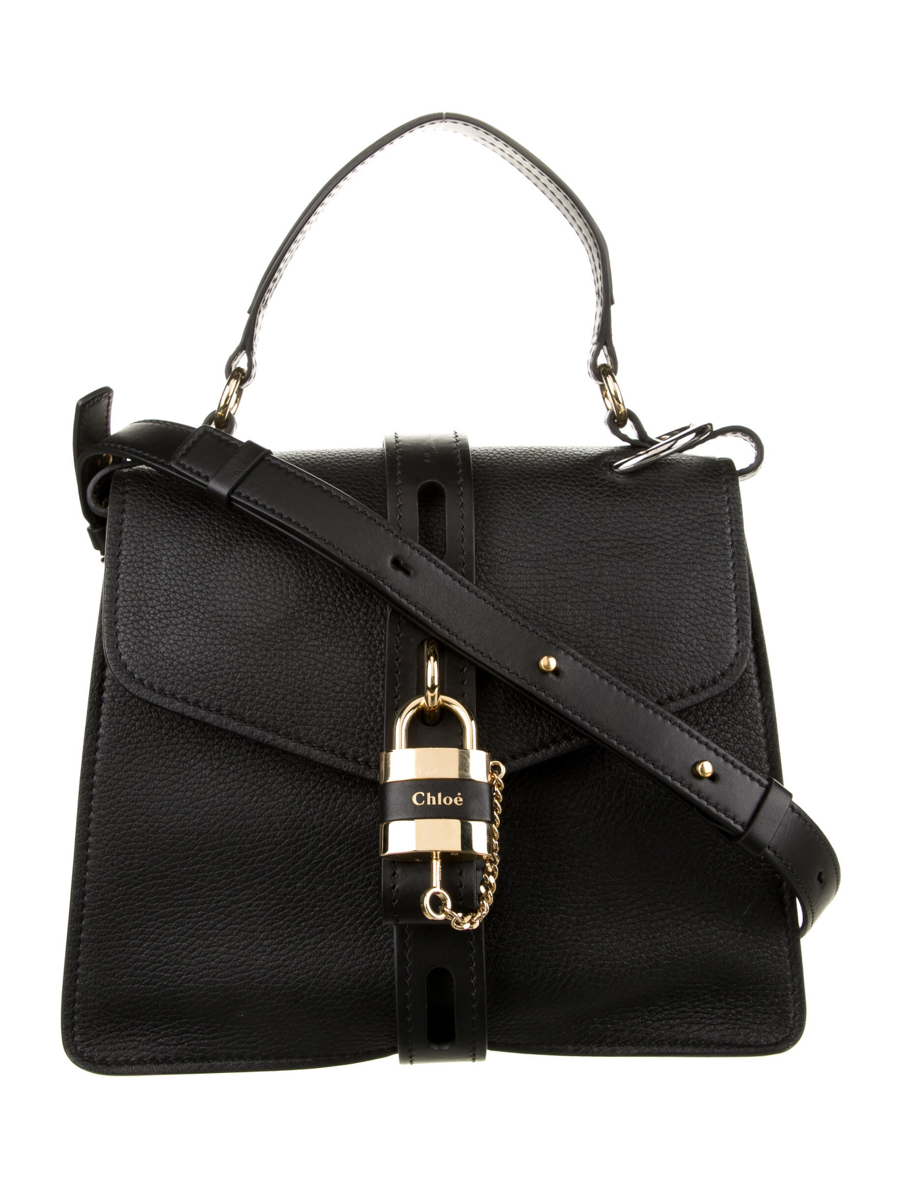 Chloé Leather Aby Crossbody Bag Black Crossbody Bags, Handbags