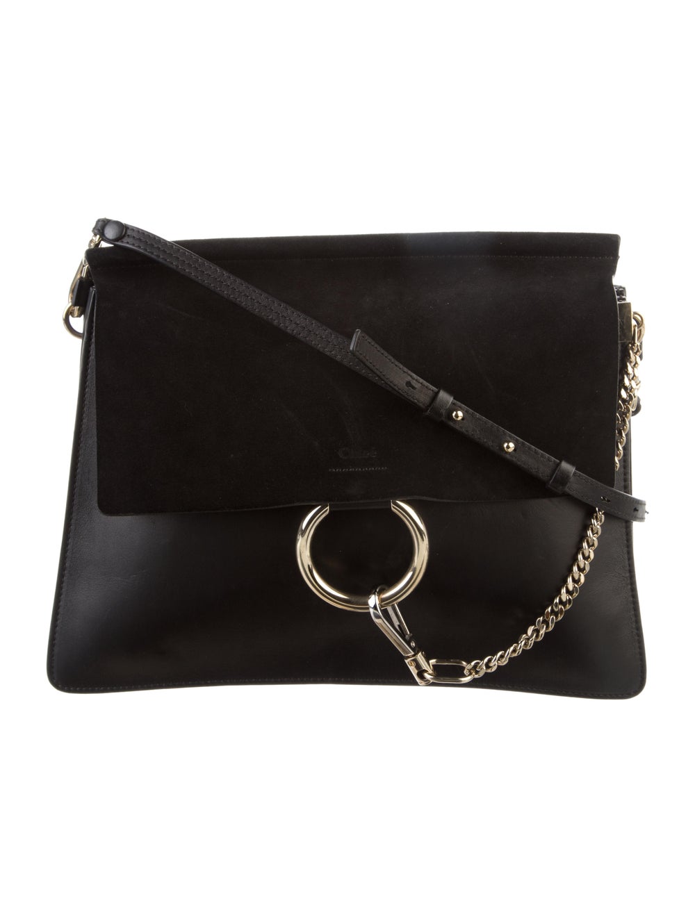 Chloé Leather Faye Crossbody Bag Black Crossbody Bags, Handbags