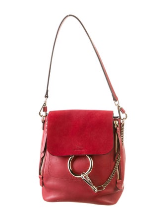 Chloé Large Leather Faye Backpack