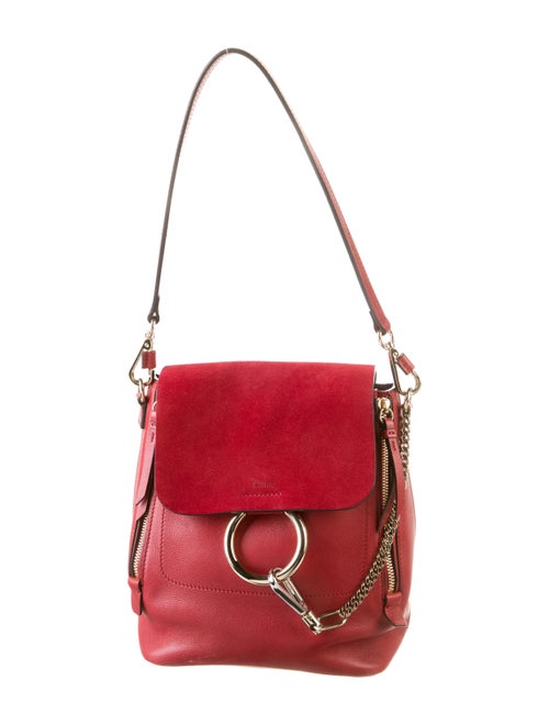 Chloé Large Leather Faye Backpack