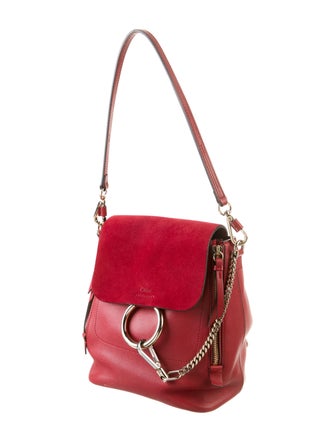 Chloé Large Leather Faye Backpack