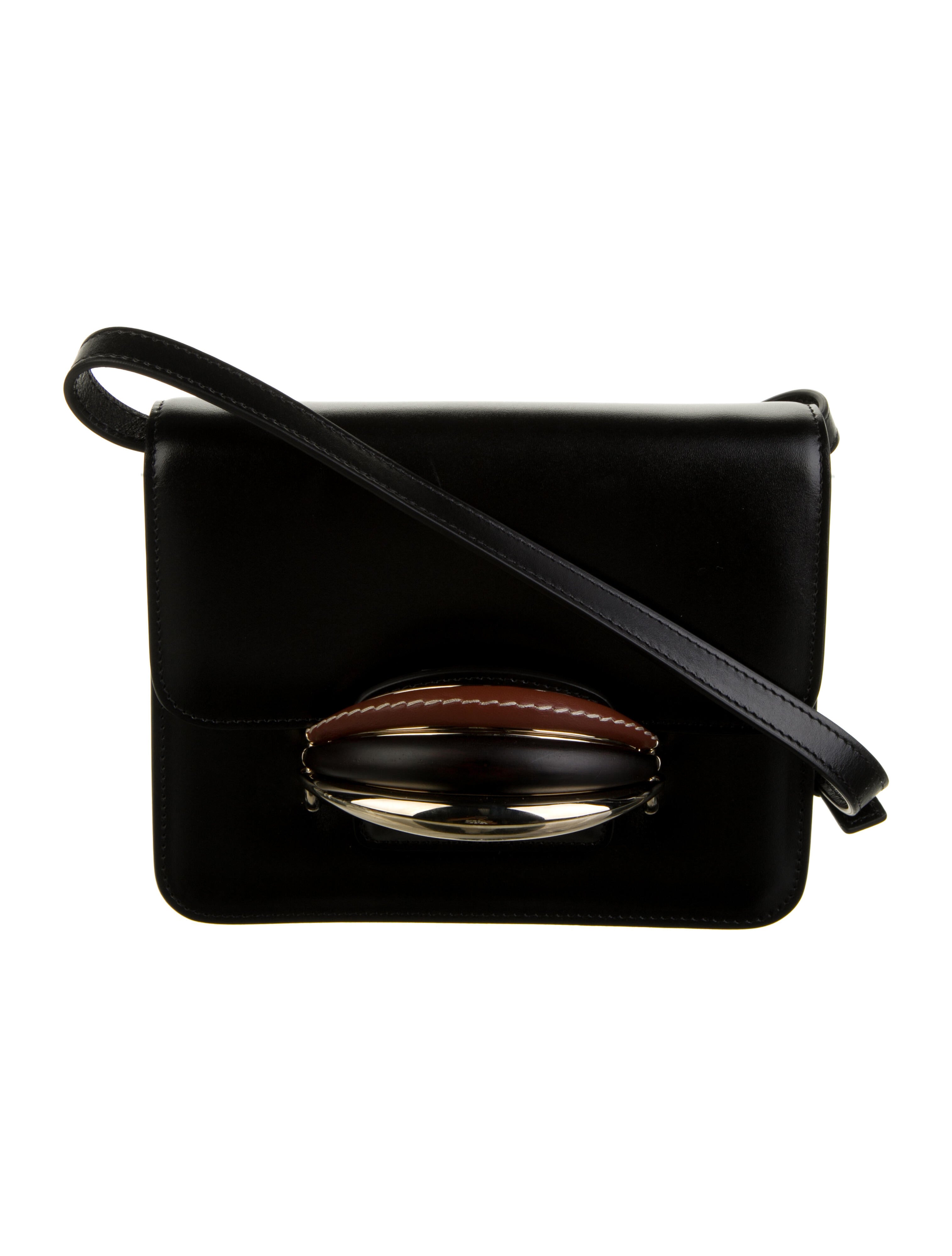Chloé Kattie Leather Crossbody Bag Black Shoulder Bags, Handbags