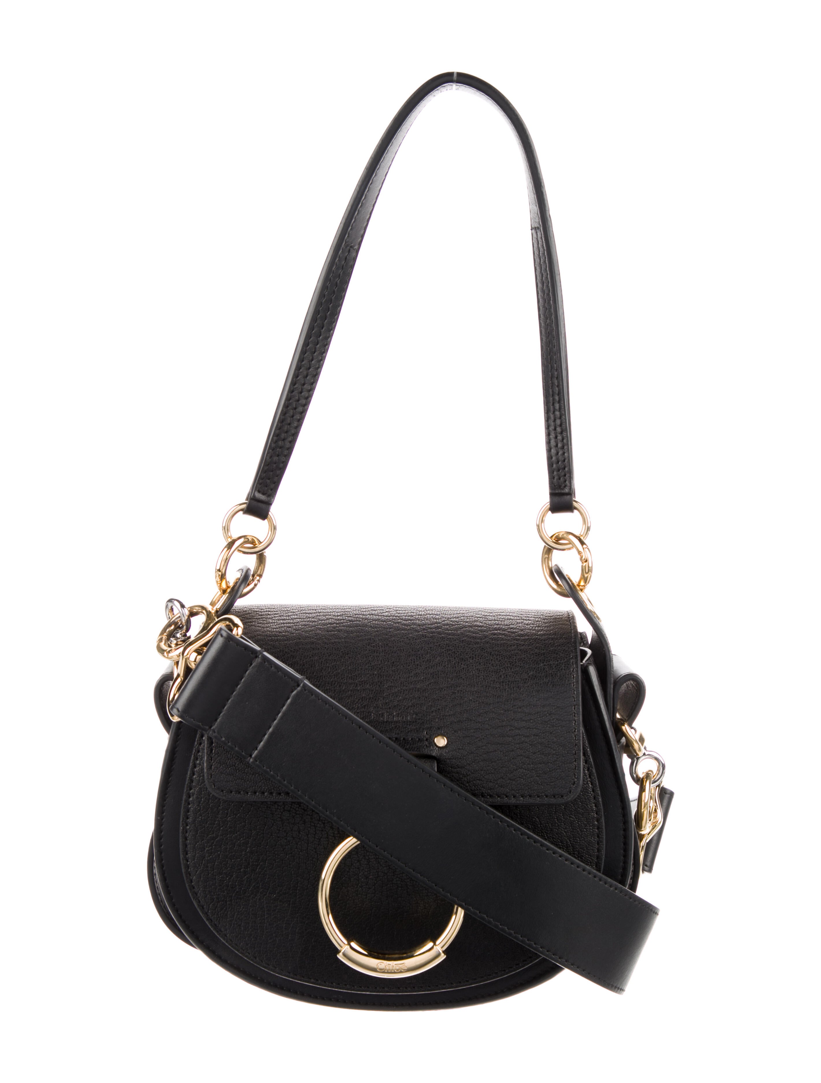 Chloé Small Tess Crossbody Bag Black Crossbody Bags, Handbags