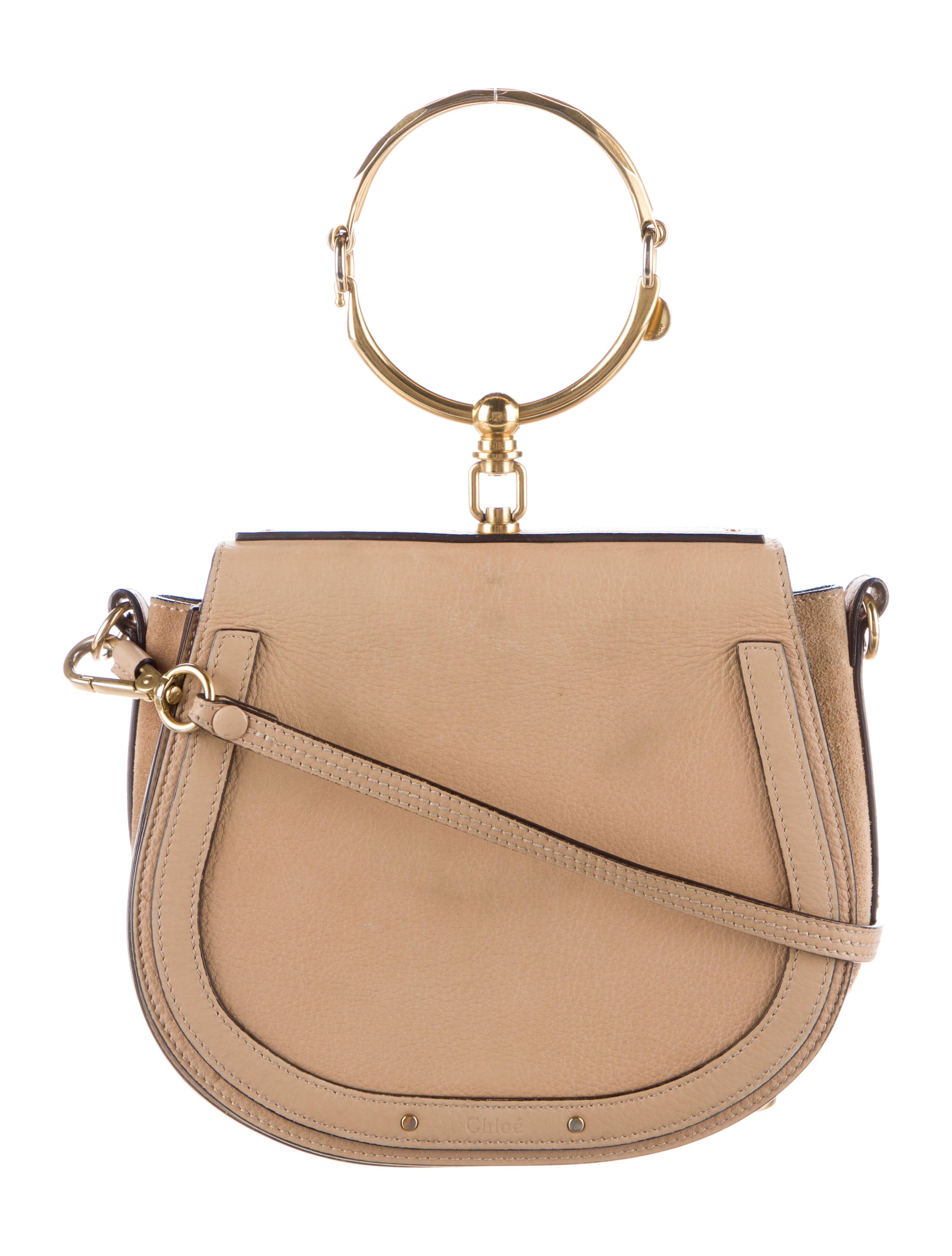 Chloé Nile Bracelet Handle Bag Brown Handle Bags, Handbags