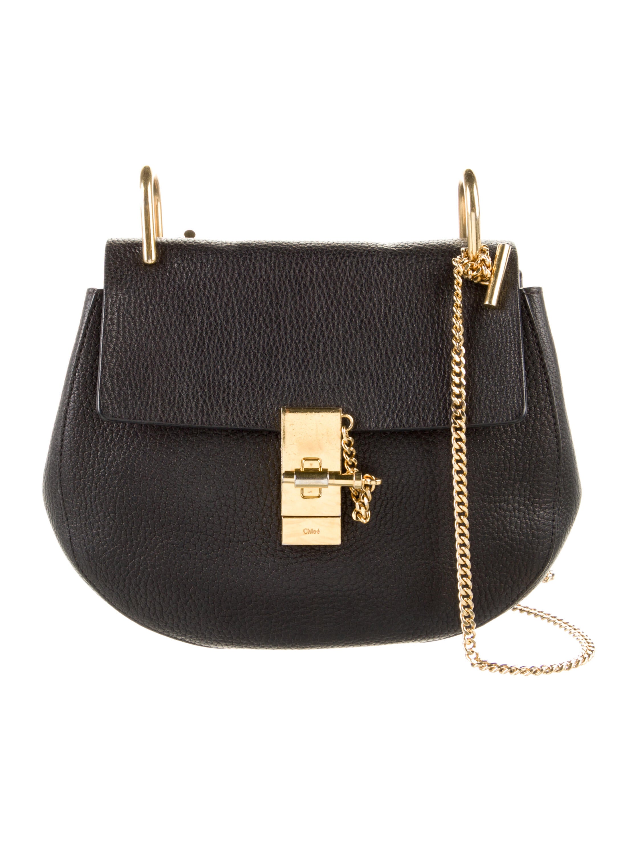 Chloé Medium Drew Crossbody Bag Black Crossbody Bags, Handbags