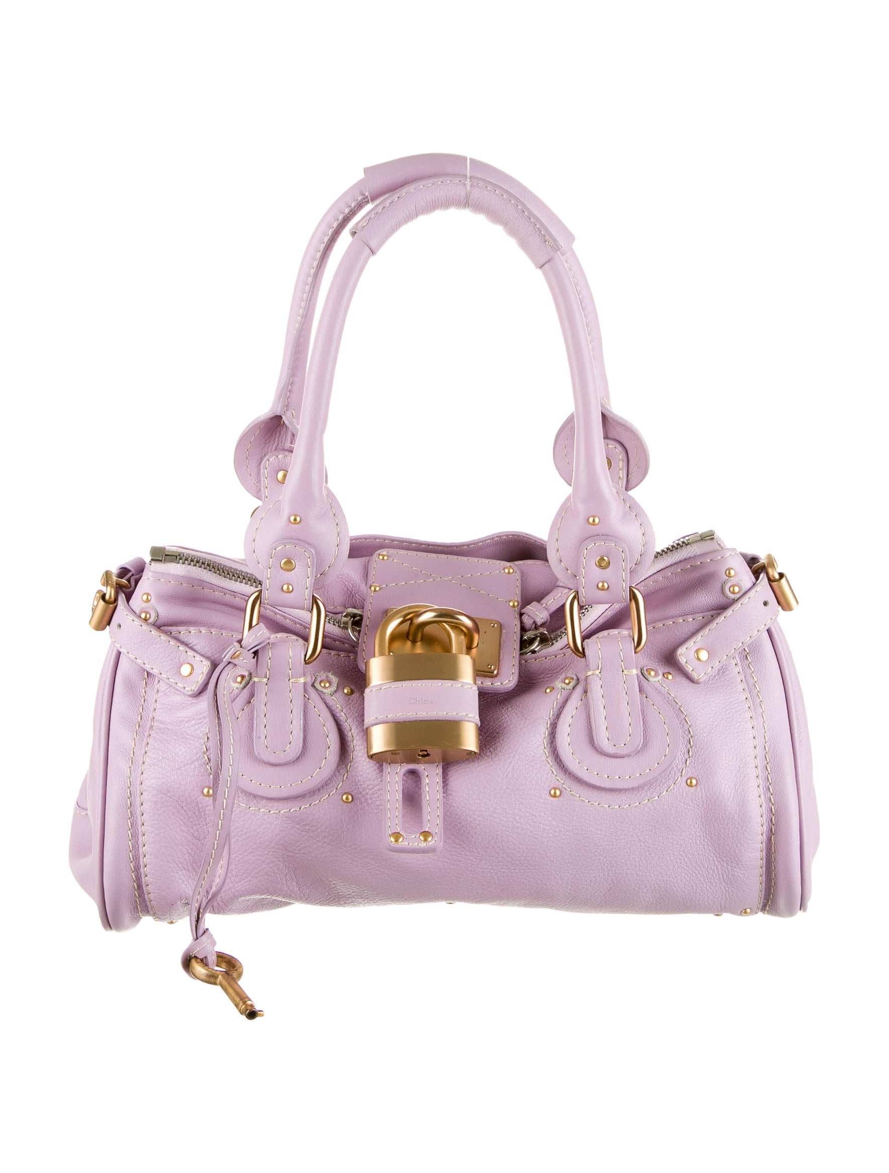 Chloé Paddington Bag - Purple Shoulder Bags, Handbags