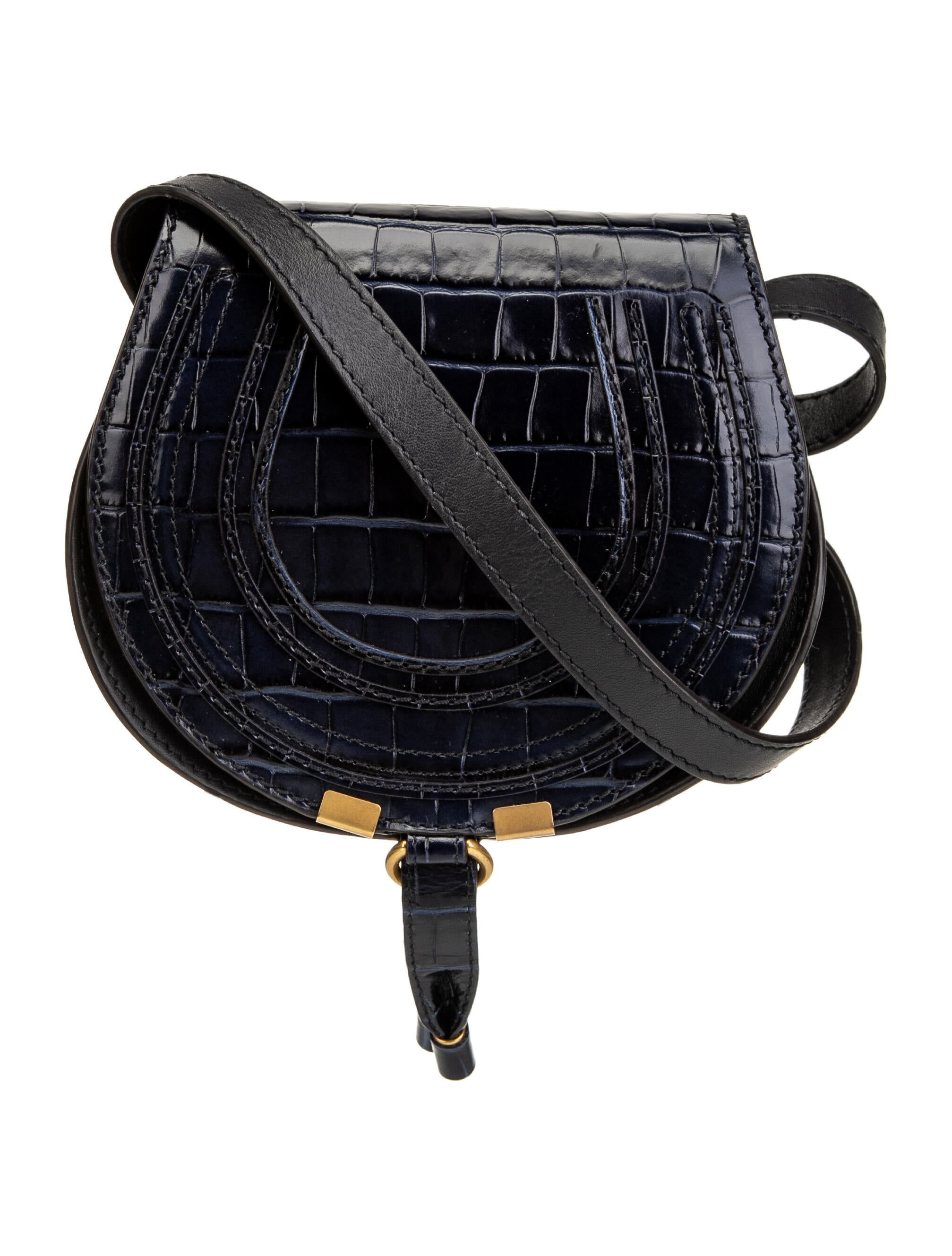 Chloé Leather Crossbody Bag Blue Crossbody Bags, Handbags CHL266241 The RealReal