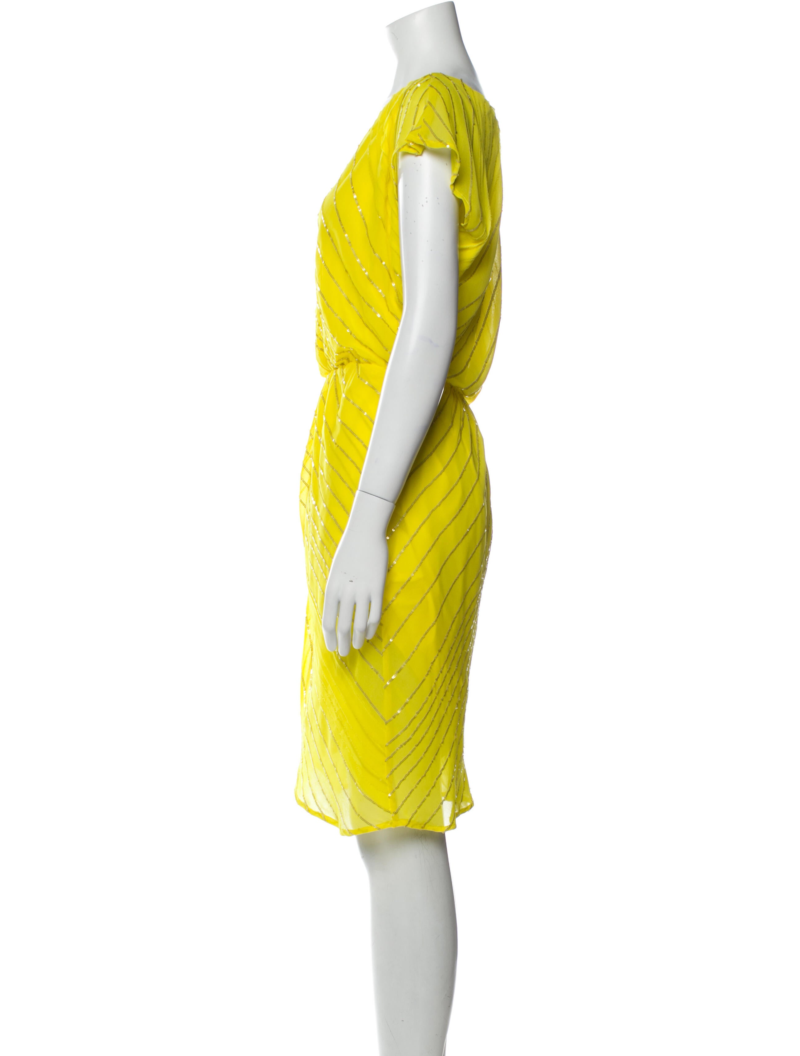 Chloé Silk Knee-Length Dress