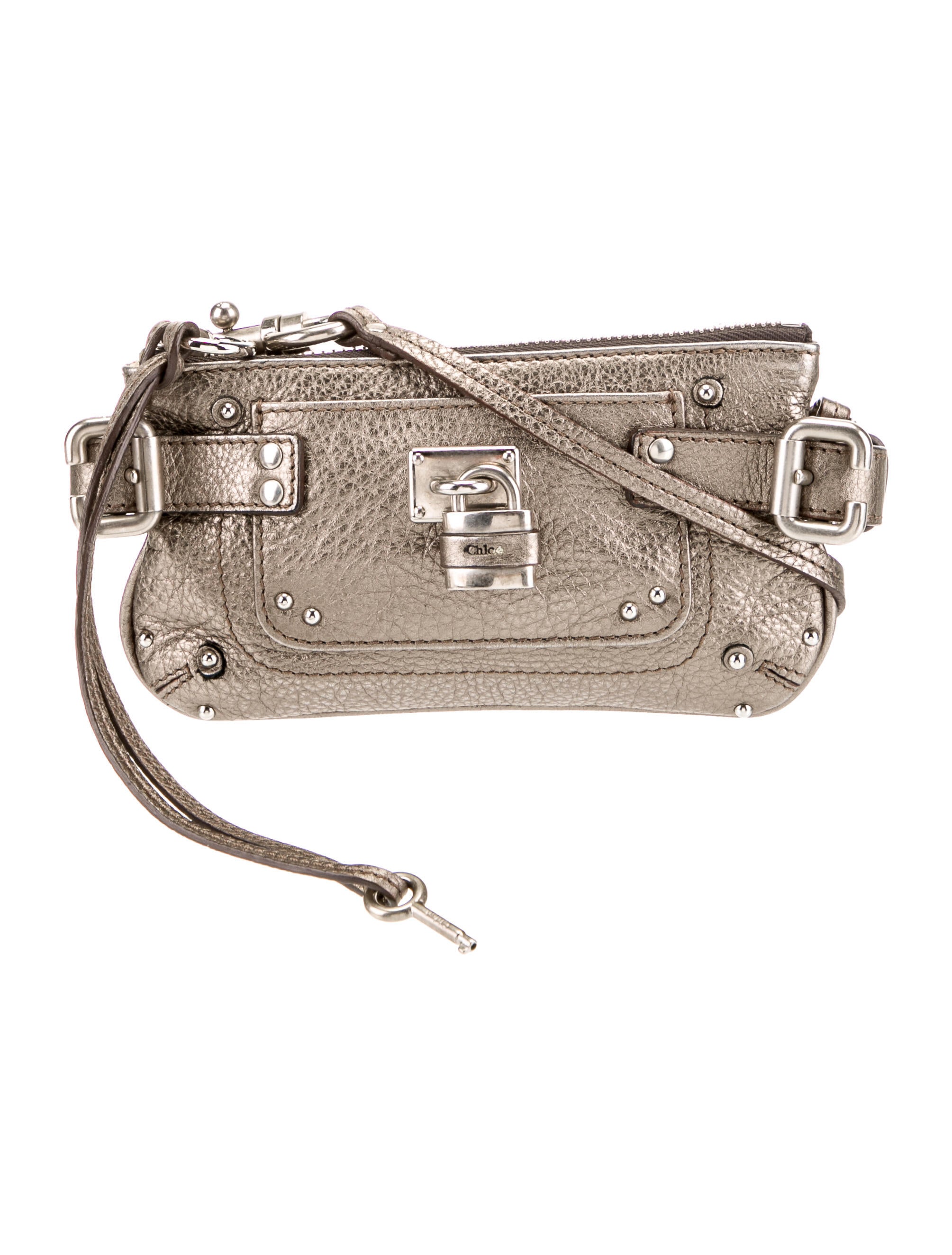 Chloé Metallic Leather Shoulder Bag Metallic Shoulder Bags, Handbags