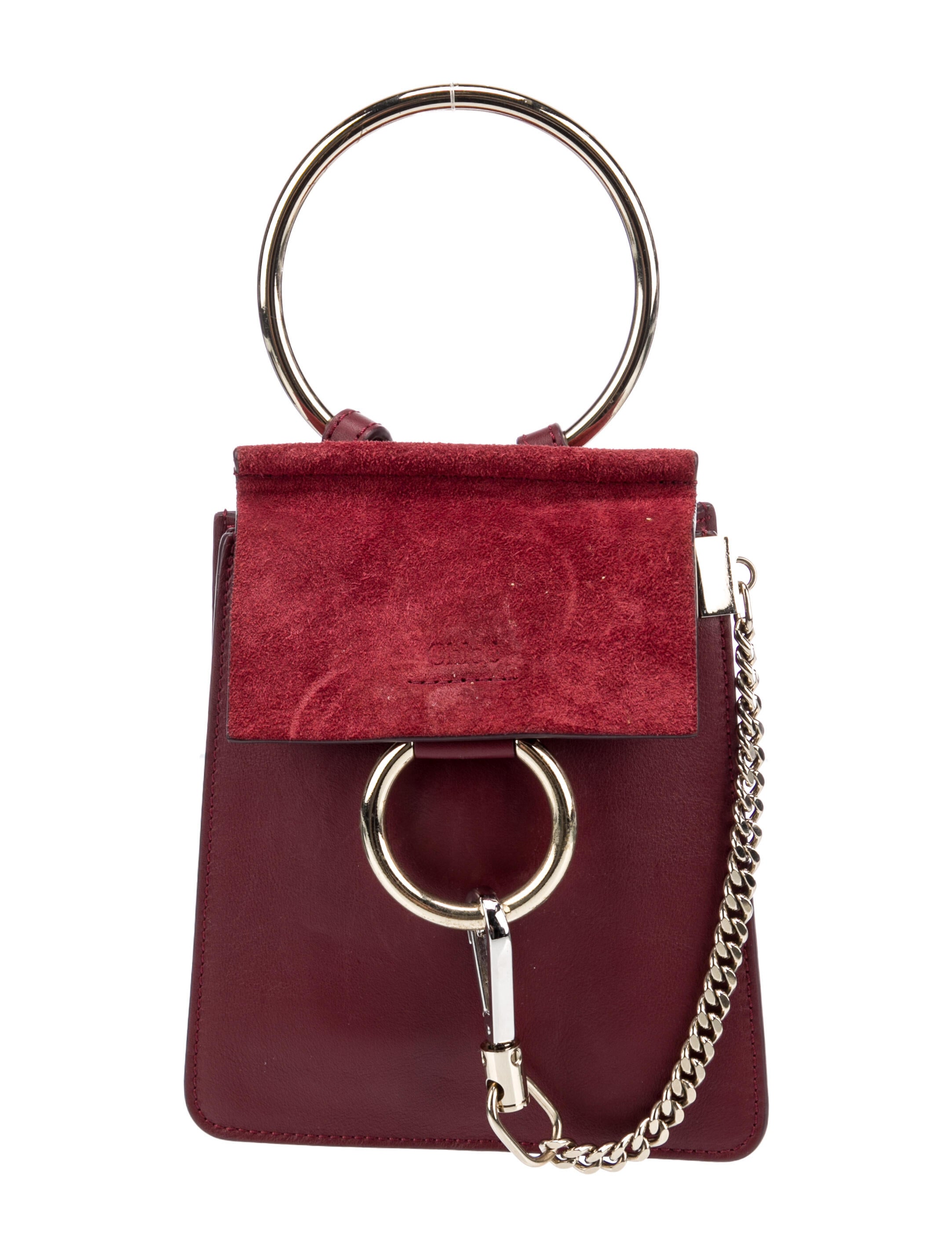 Chloé Faye Leather Crossbody Bag Red Crossbody Bags, Handbags