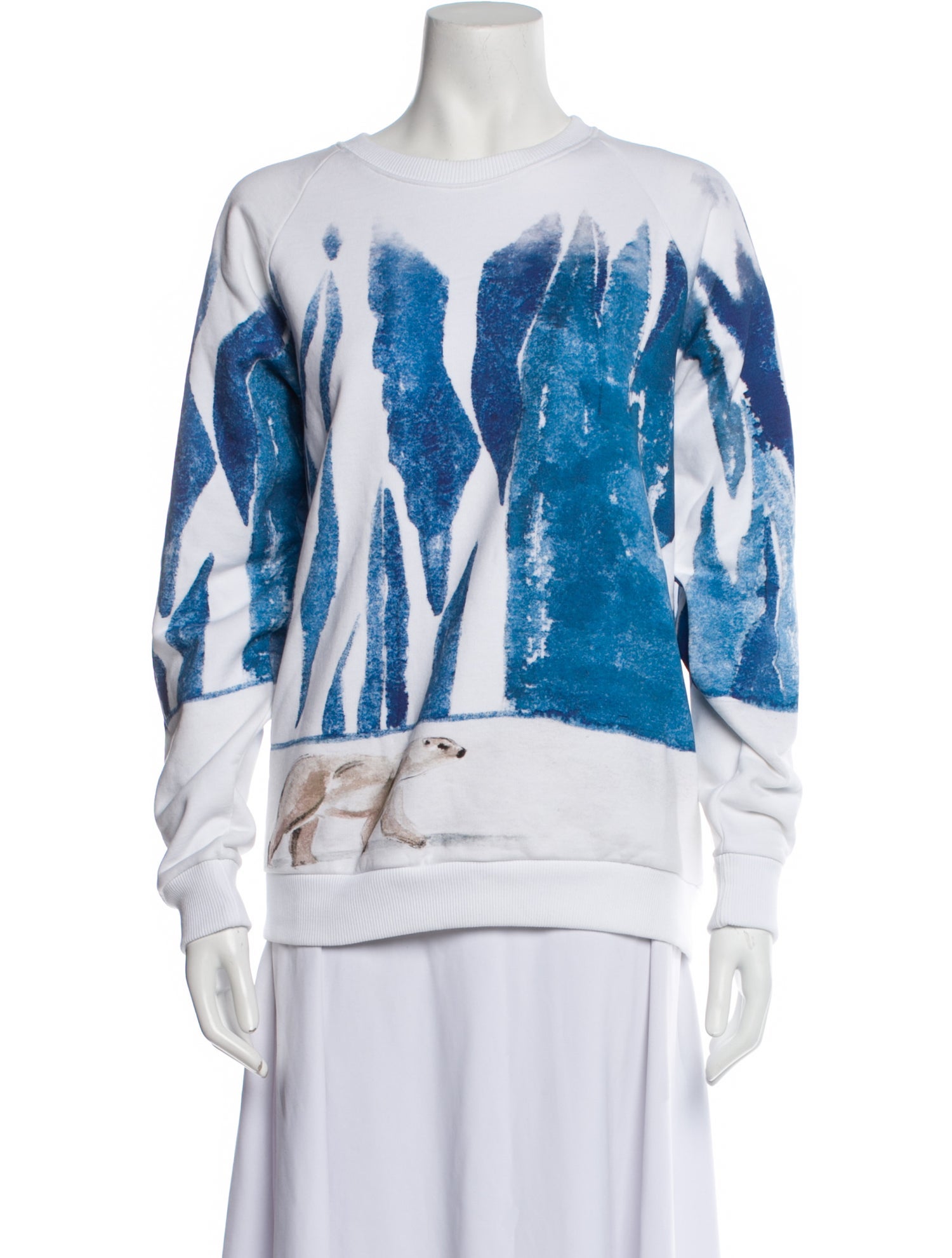 Chloé Printed Bateau Neckline Sweatshirt w/ Tags