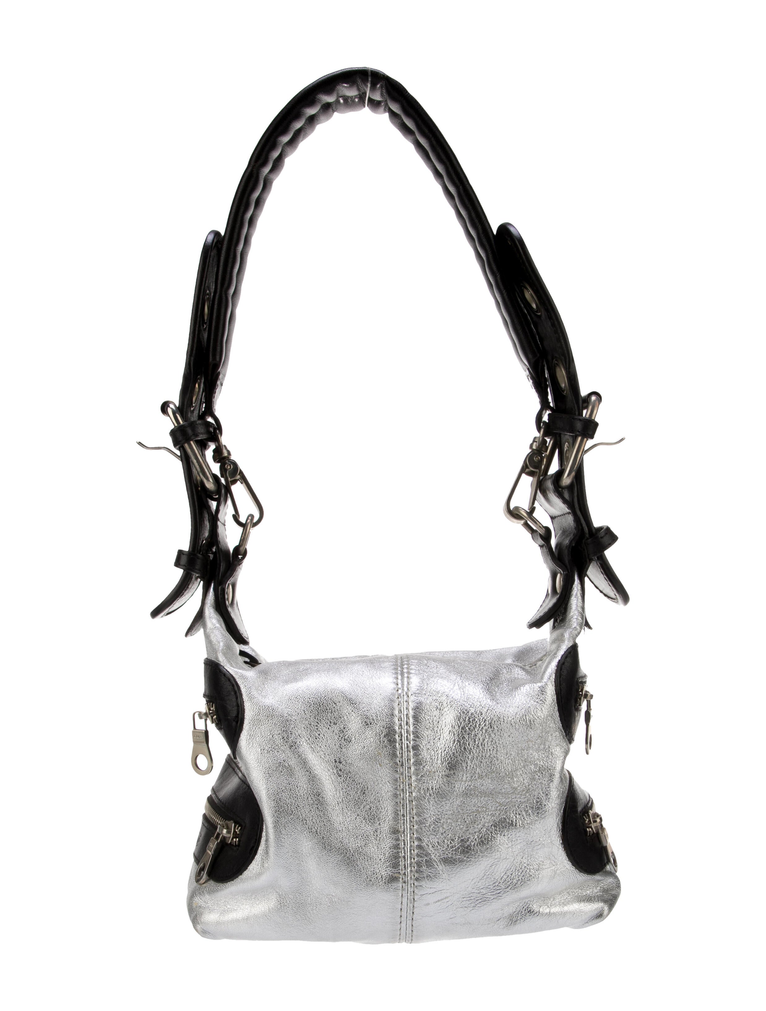 Chloé Metallic Leather Shoulder Bag Metallic Shoulder Bags, Handbags