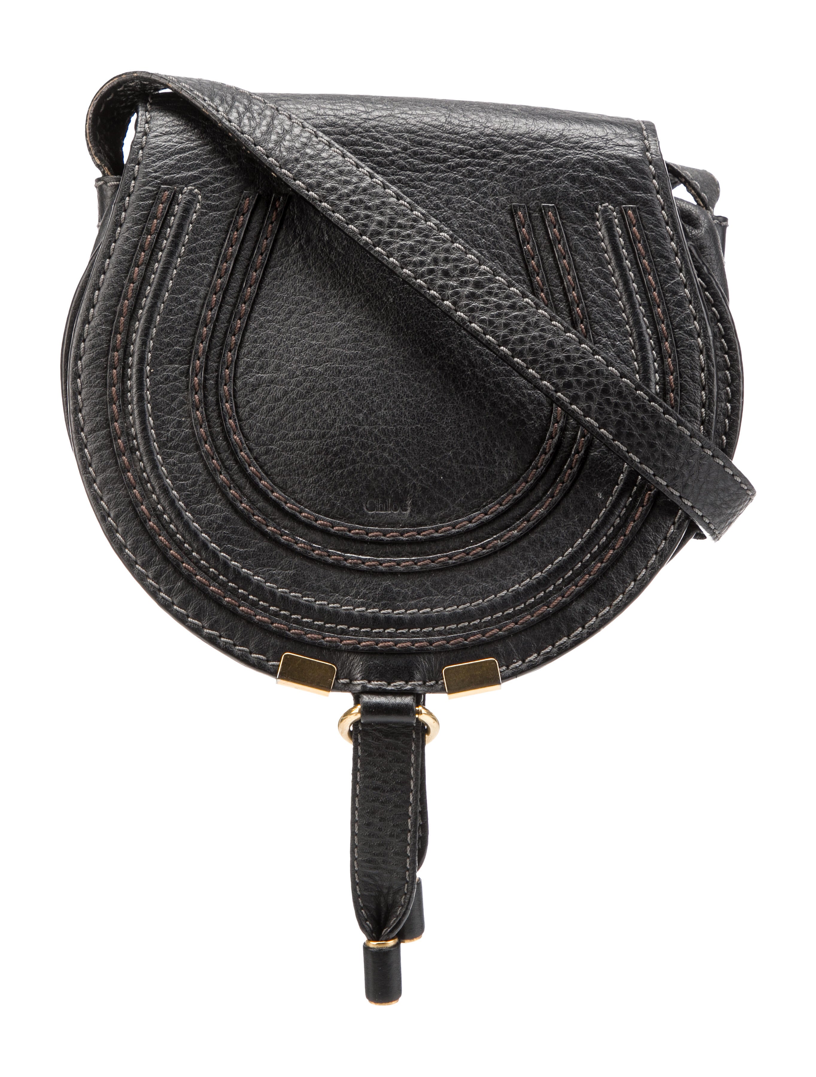 Chloé Marcie Crossbody Bag Black Crossbody Bags, Handbags CHL283356