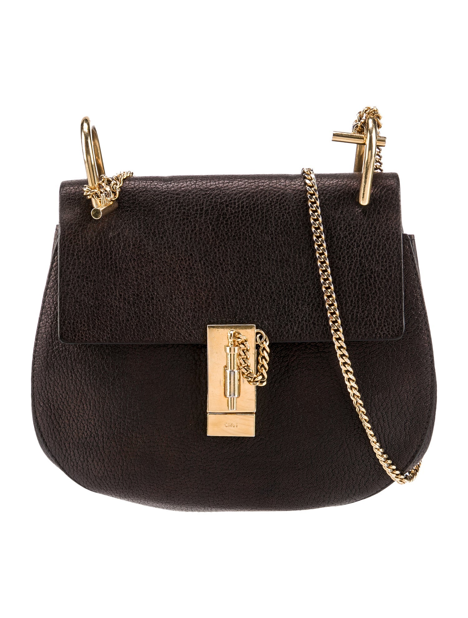 Chloé Drew Crossbody Bag Brown Crossbody Bags, Handbags CHL283635