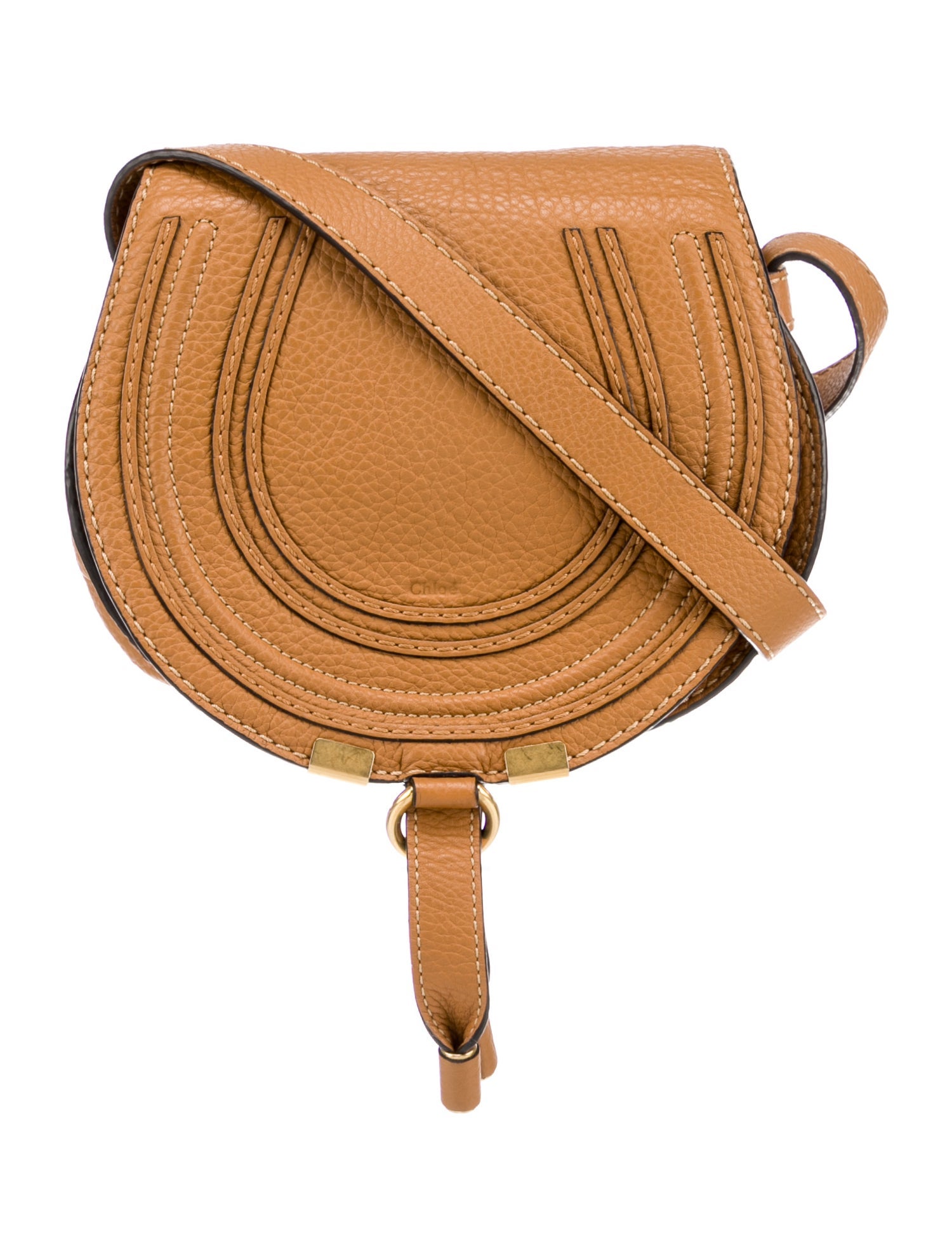 Chloé Small Marcie Crossbody Bag Brown Crossbody Bags, Handbags CHL292441 The RealReal