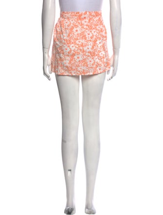 Chloé Floral Print Mini Skirt
