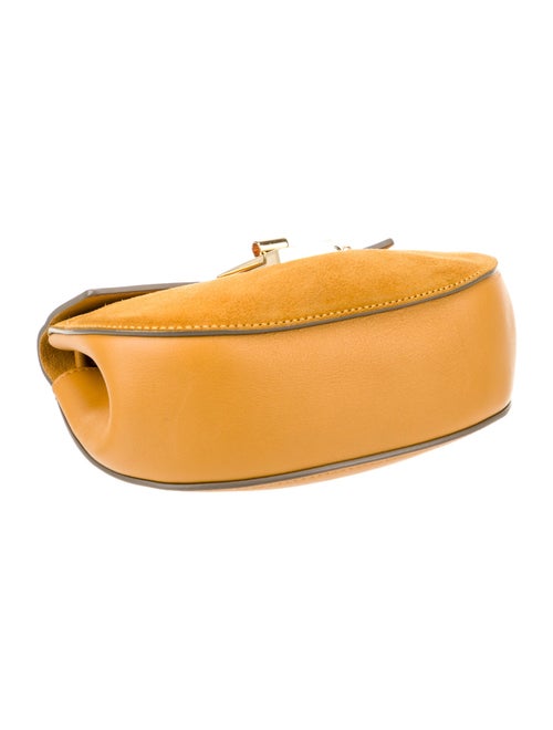 Chloé Chain Linked Suede Crossbody Bag