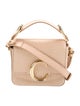 Chloé Embossed Mini C Double Carry Handle Bag