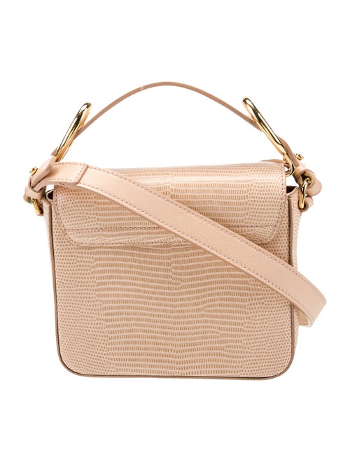 Chloé Embossed Mini C Double Carry Handle Bag