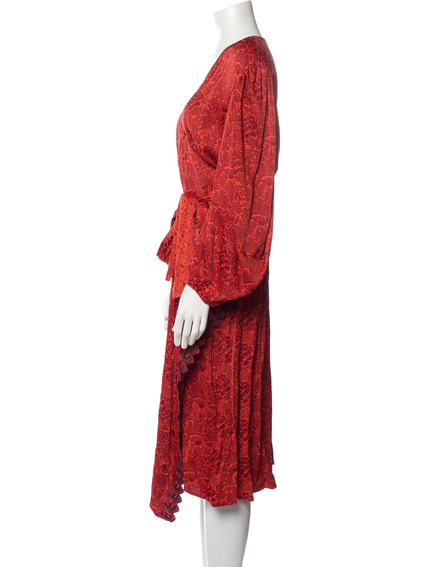 Chloé Floral Print Midi Length Dress w/ Tags