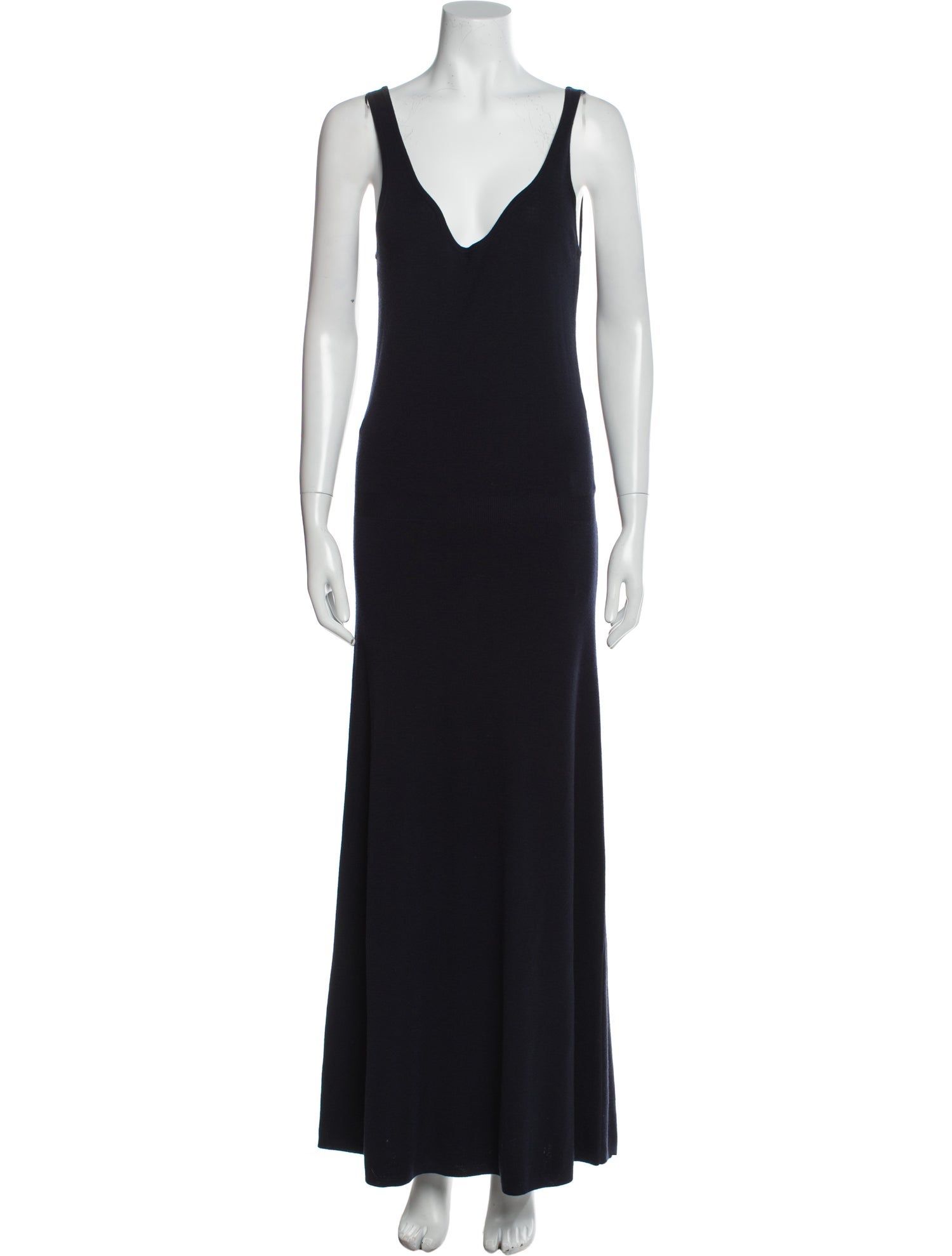Ralph Lauren Black Label Cashmere Long Dress - Black Dresses, Clothing ...
