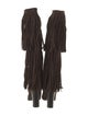Chloé Suede Fringe Trim Accent Boots