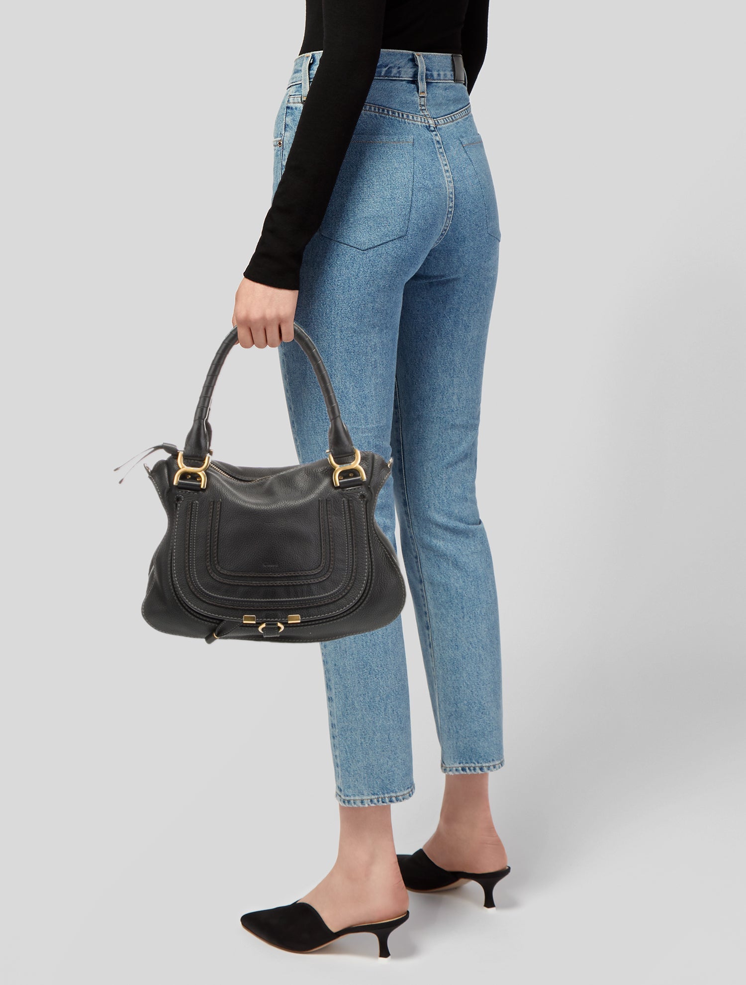 Chloé Leather Top Handle Bag