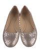 Chloé Leather Animal Print Ballet Flats