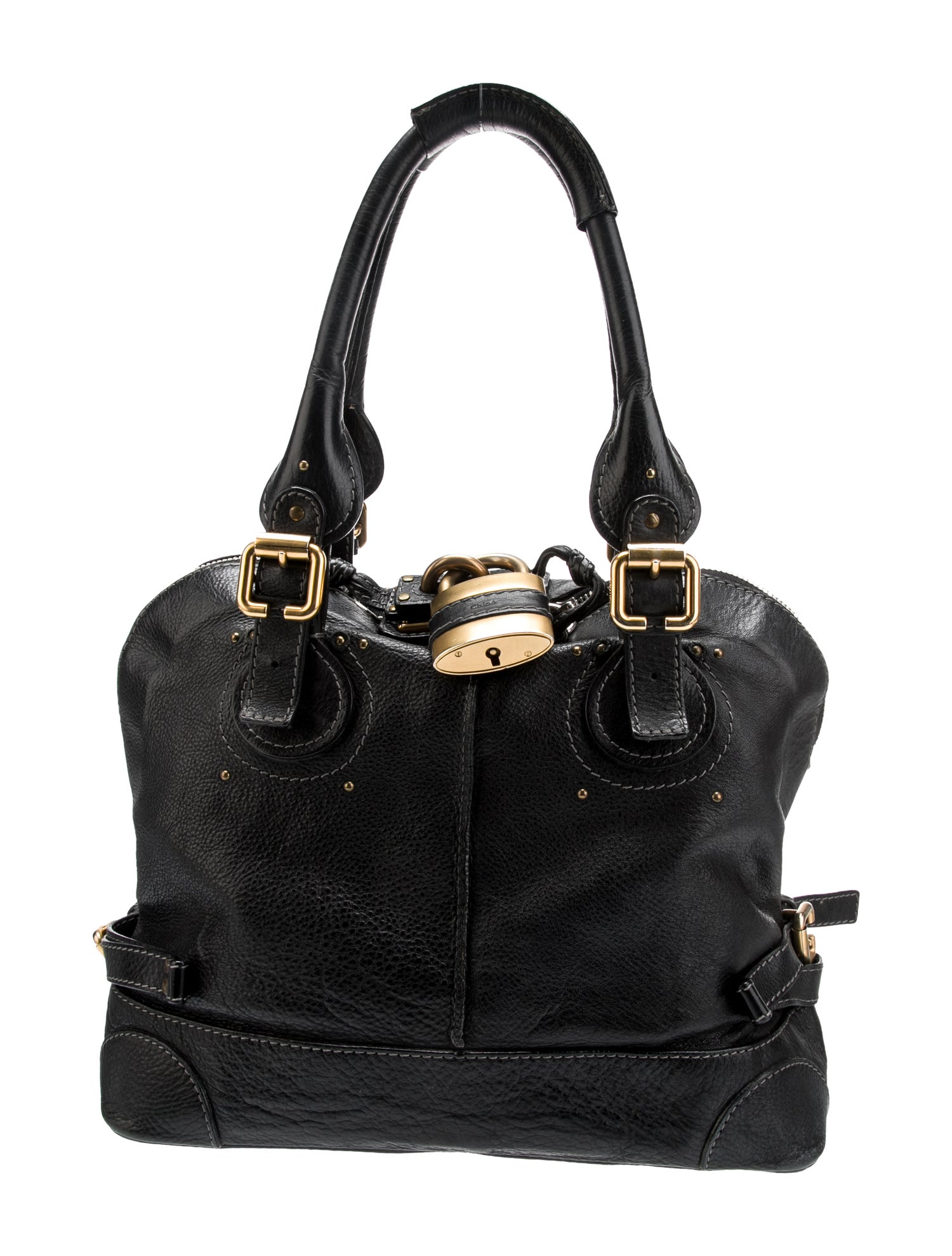 Chloé Black Calf Leather Bos Taurus Shoulder Bag main image 0