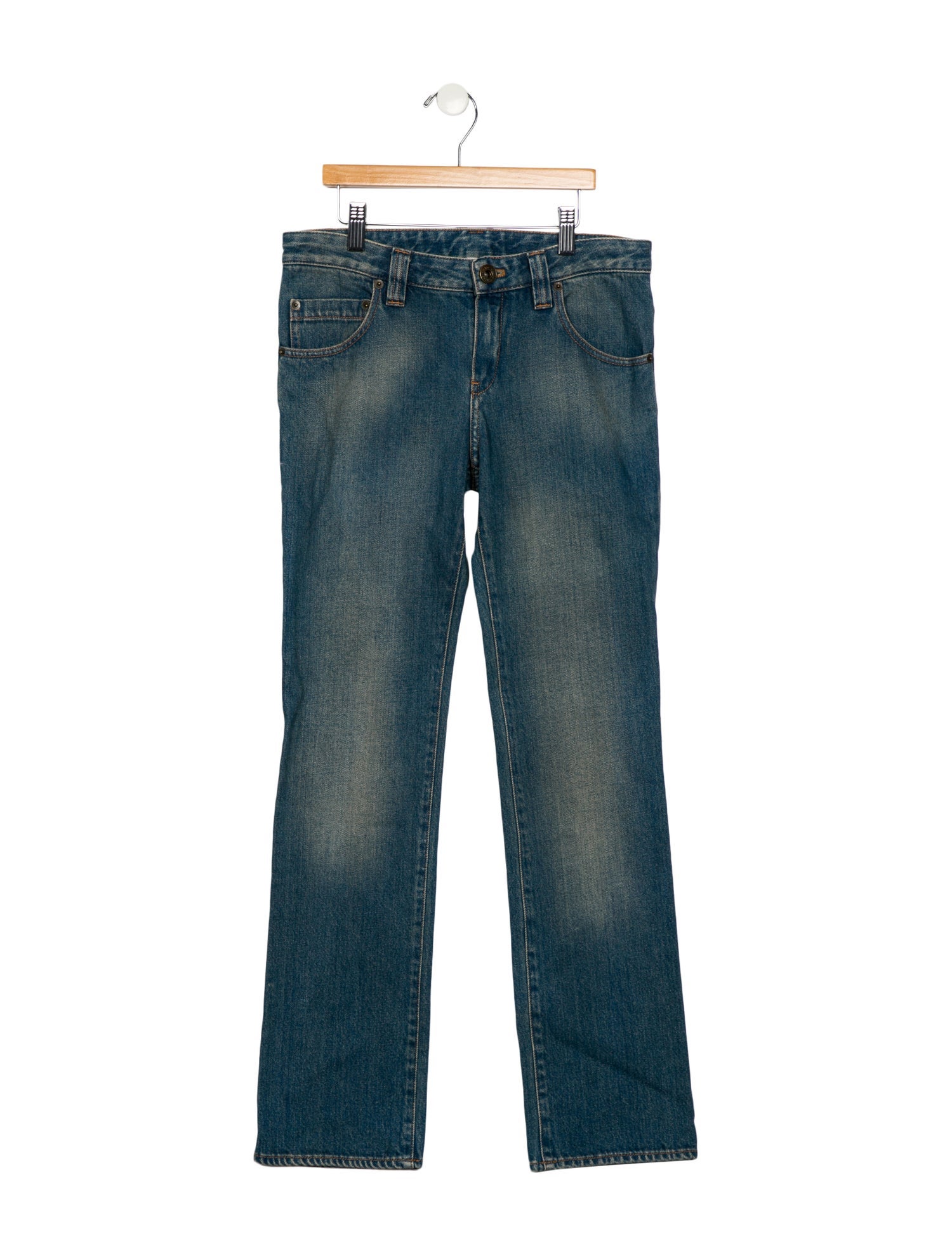 Chloé High-Rise Straight Leg Jeans