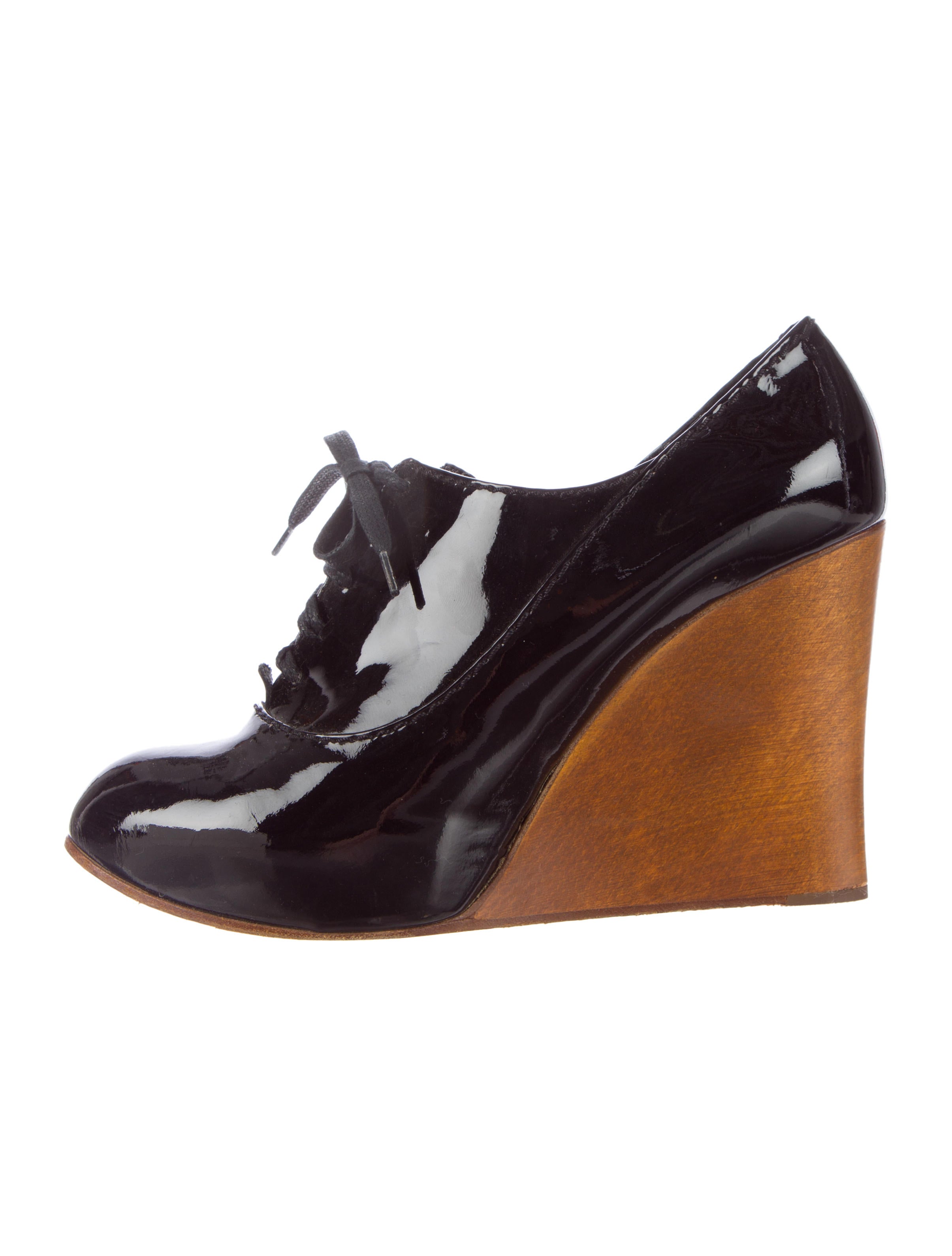 Chloé Oxford Wedges Shoes CHL31834 The RealReal