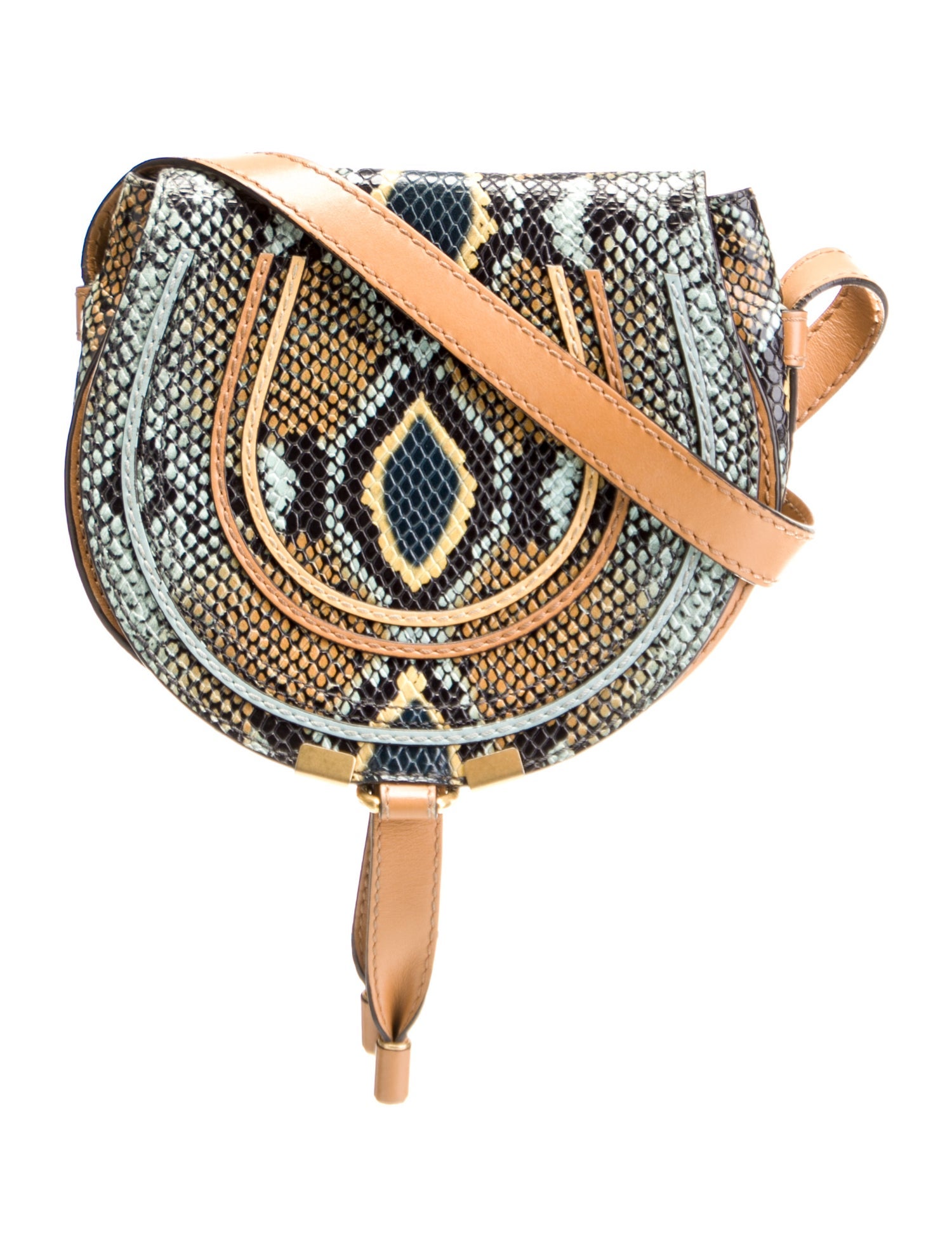 Chloé Embossed Leather Minaudière