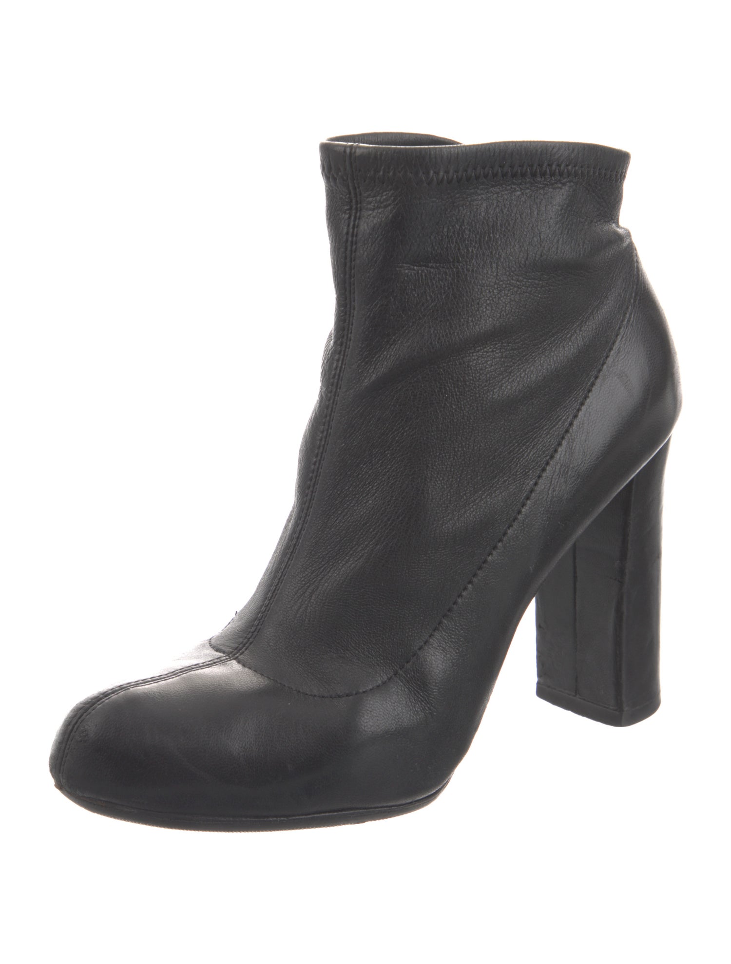Chloé Leather Sock Boots
